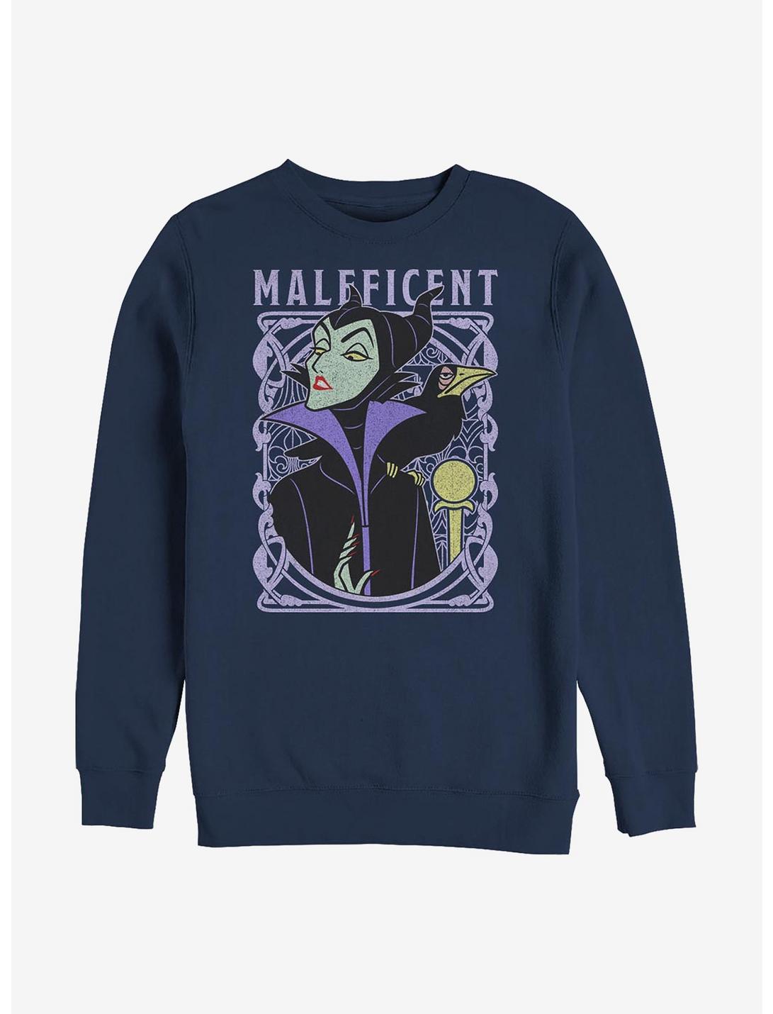 Disney Sleeping Beauty Maleficent Her Excellency Sweatshirt, NAVY, hi-res