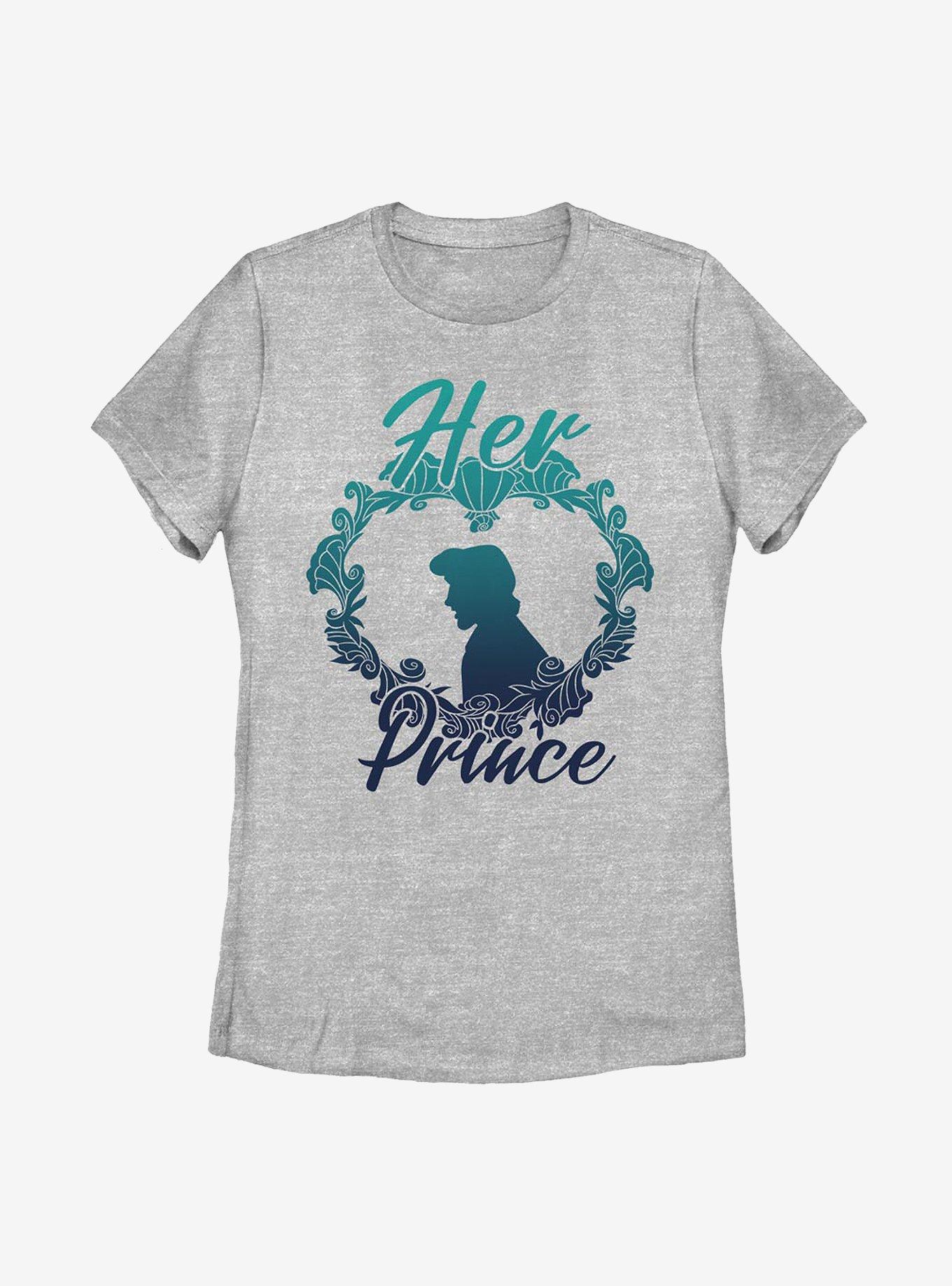 Disney The Little Mermaid Her Prince Womens T-Shirt, ATH HTR, hi-res