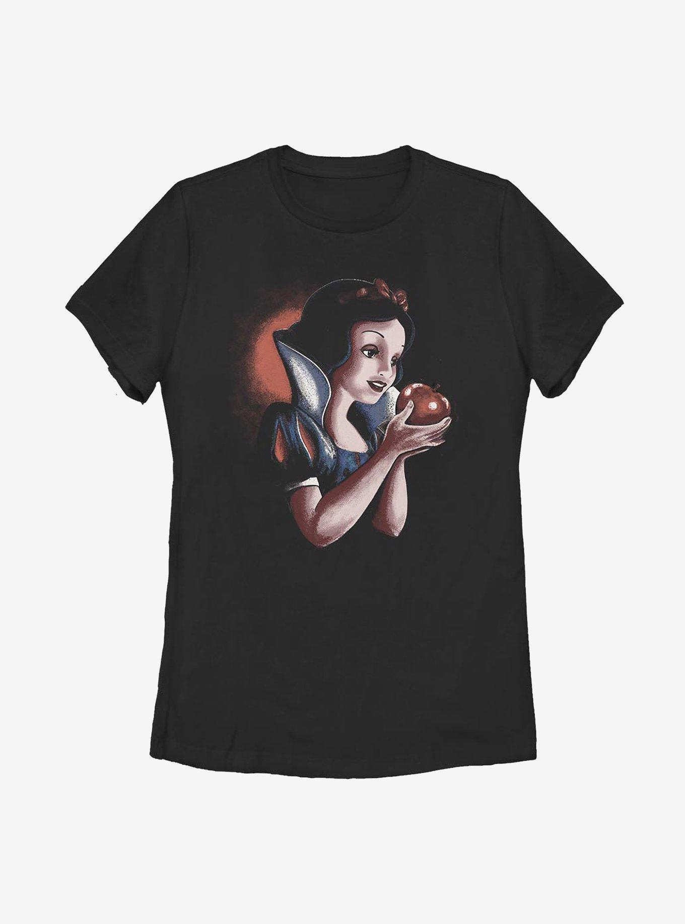 Disney Snow White And The Seven Dwarfs Deep Stare Womens T-Shirt, BLACK, hi-res