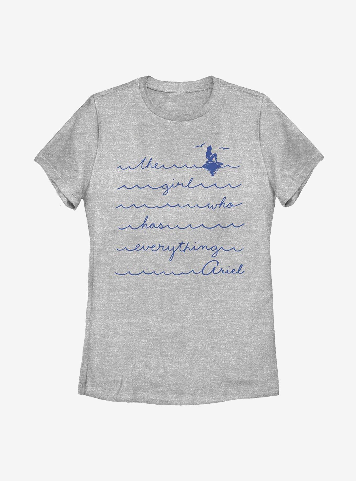 Disney The Little Mermaid Girl Who Has Everything Womens T-Shirt, ATH HTR, hi-res