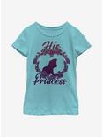 Disney The Little Mermaid His Princess Youth Girls T-Shirt, TAHI BLUE, hi-res
