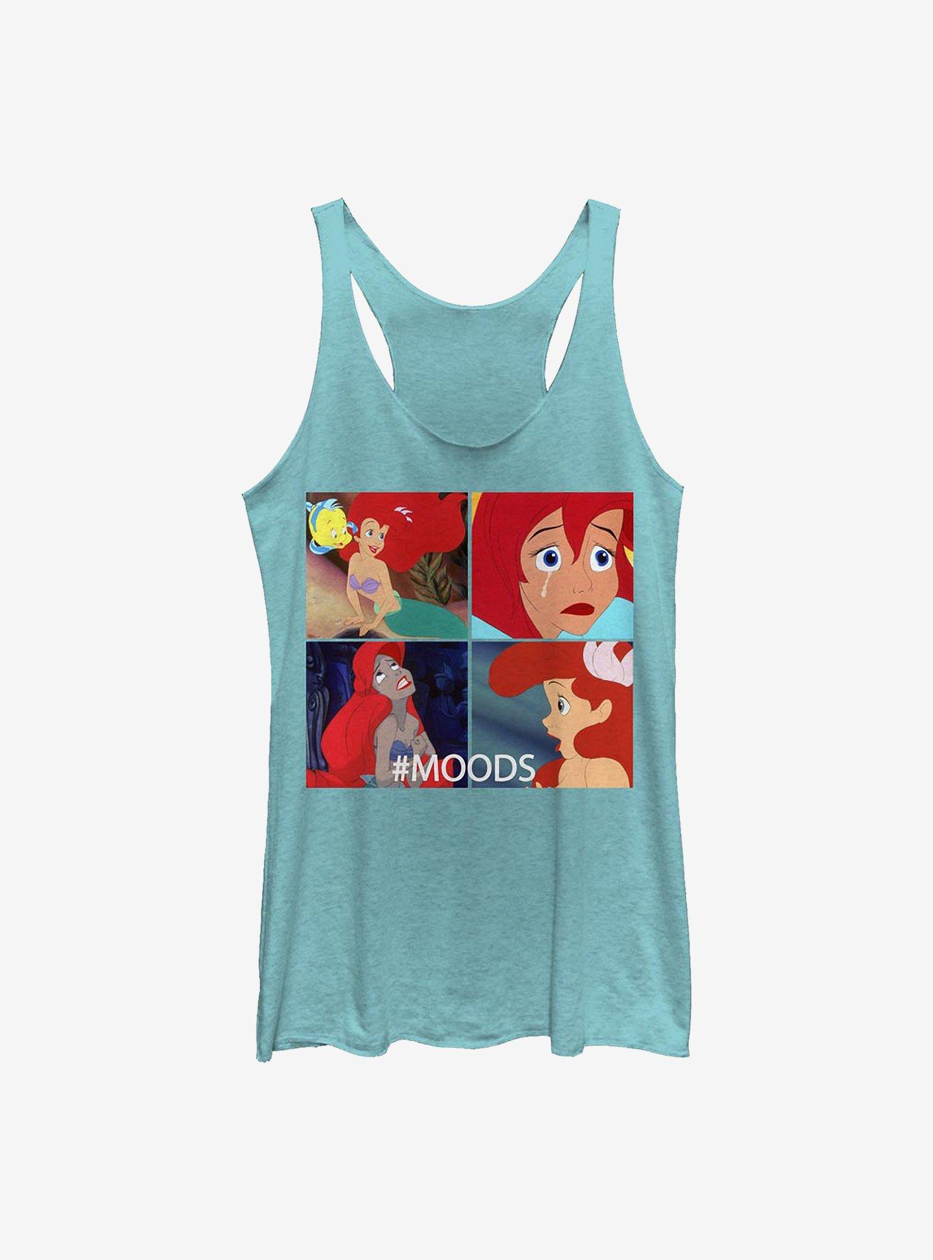 Disney The Little Mermaid Ariel Moods Womens Tank Top, TAHI BLUE, hi-res