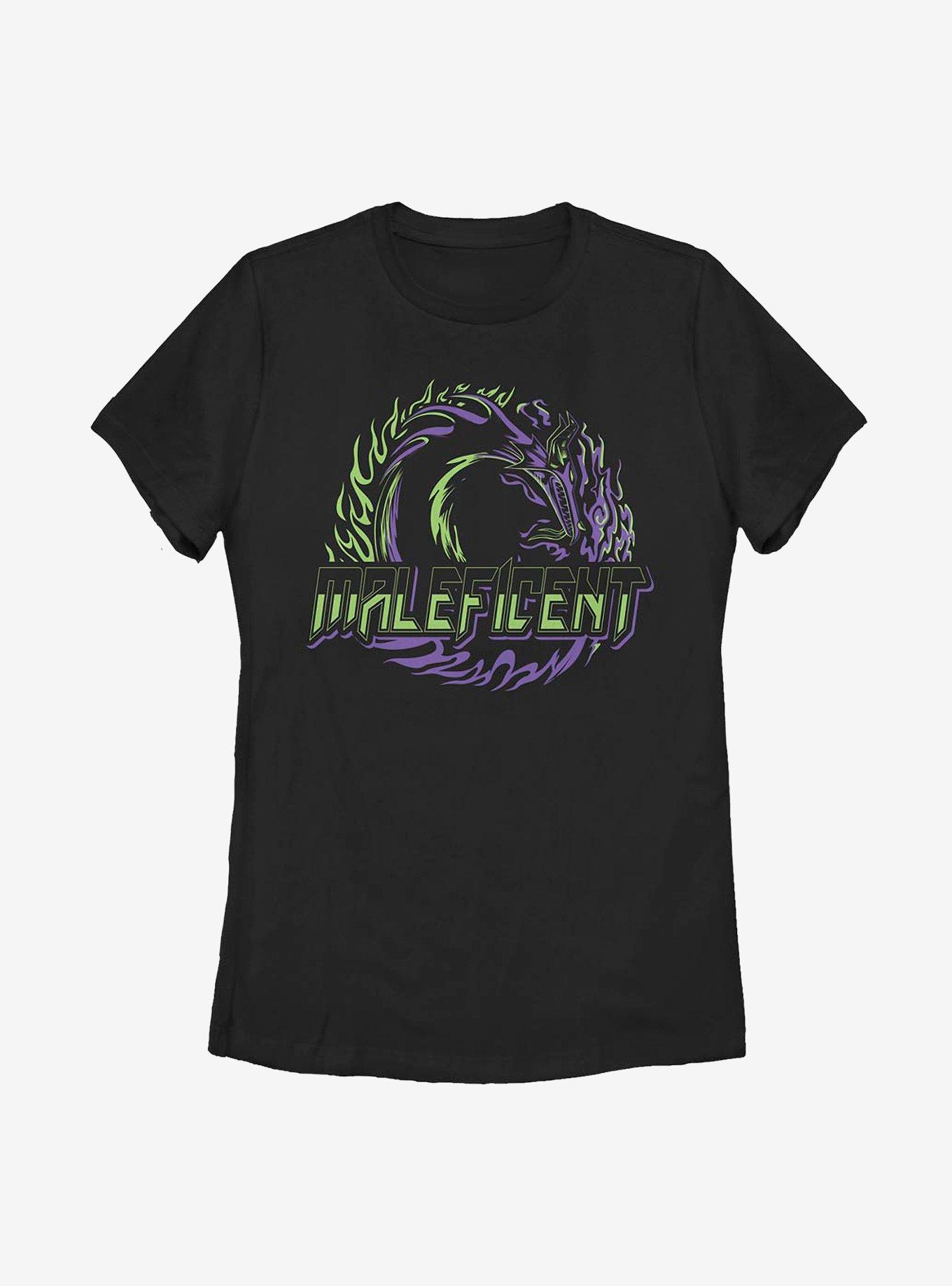 Disney Sleeping Beauty Maleficent Fire Wheel Womens T-Shirt, , hi-res