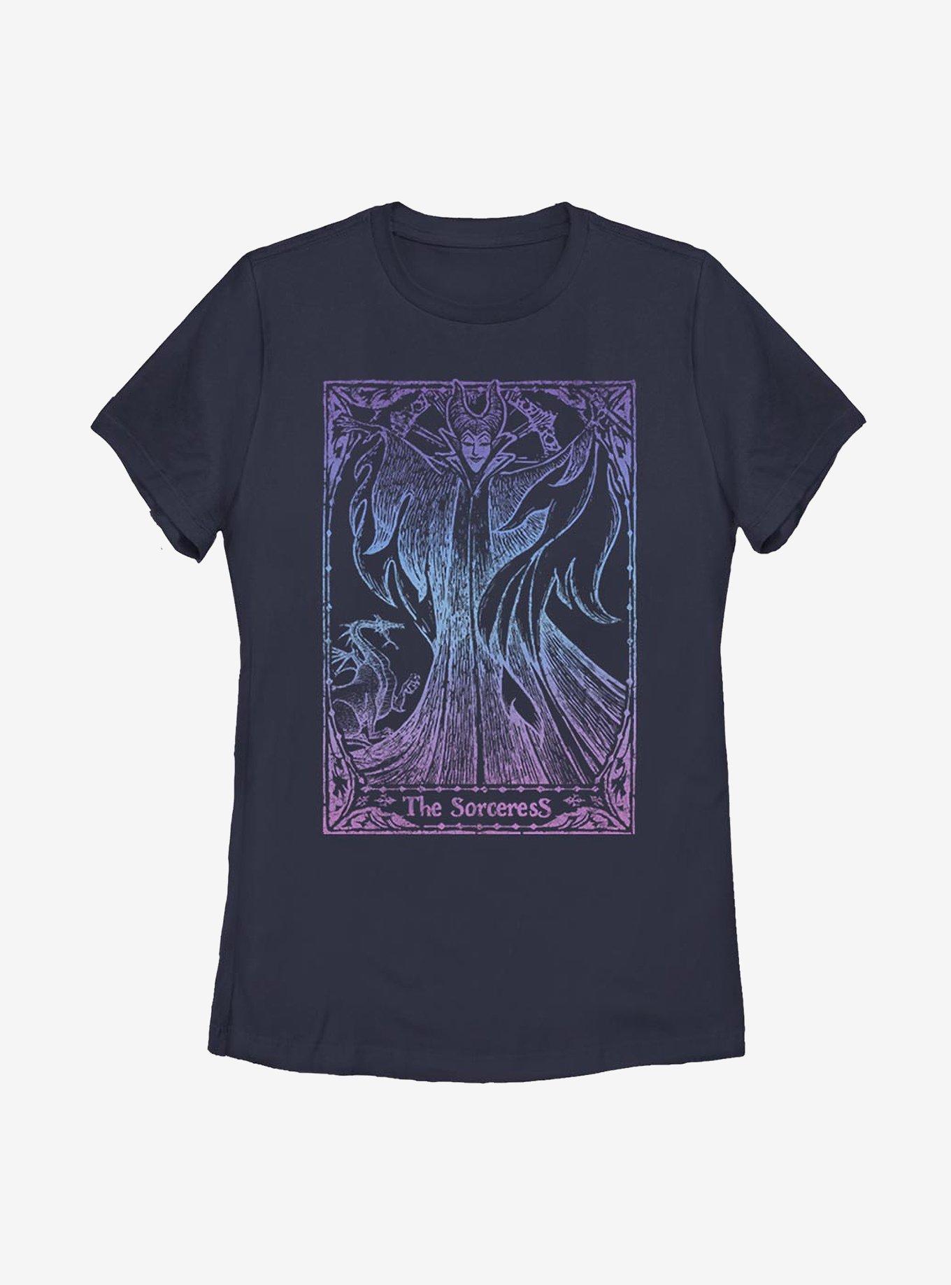 Disney Sleeping Beauty Sorceress Womens T-Shirt, NAVY, hi-res