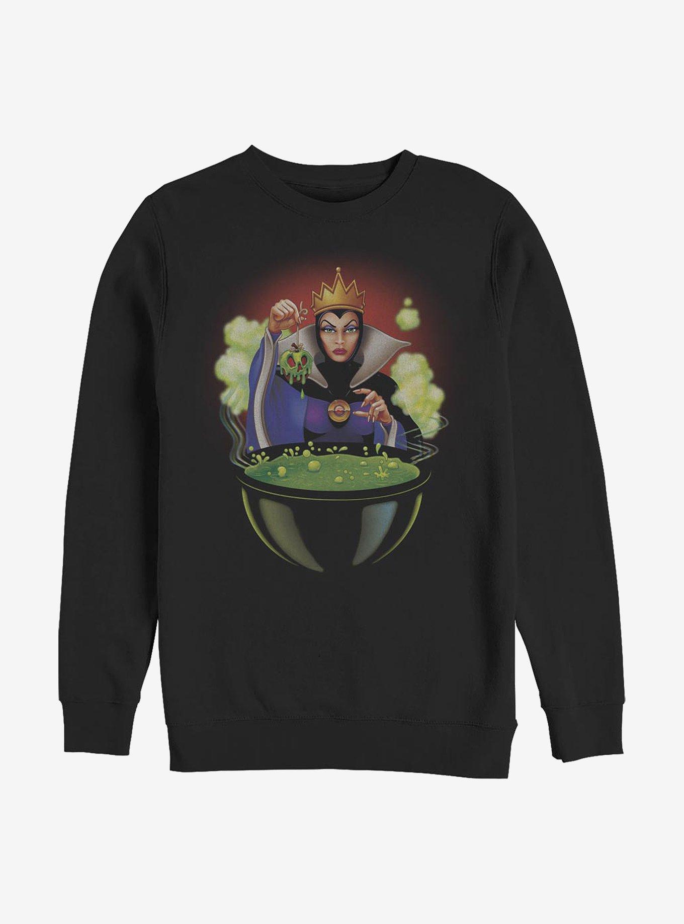 Disney Snow White And The Seven Dwarfs Evil Queen One Bite Sweatshirt, BLACK, hi-res