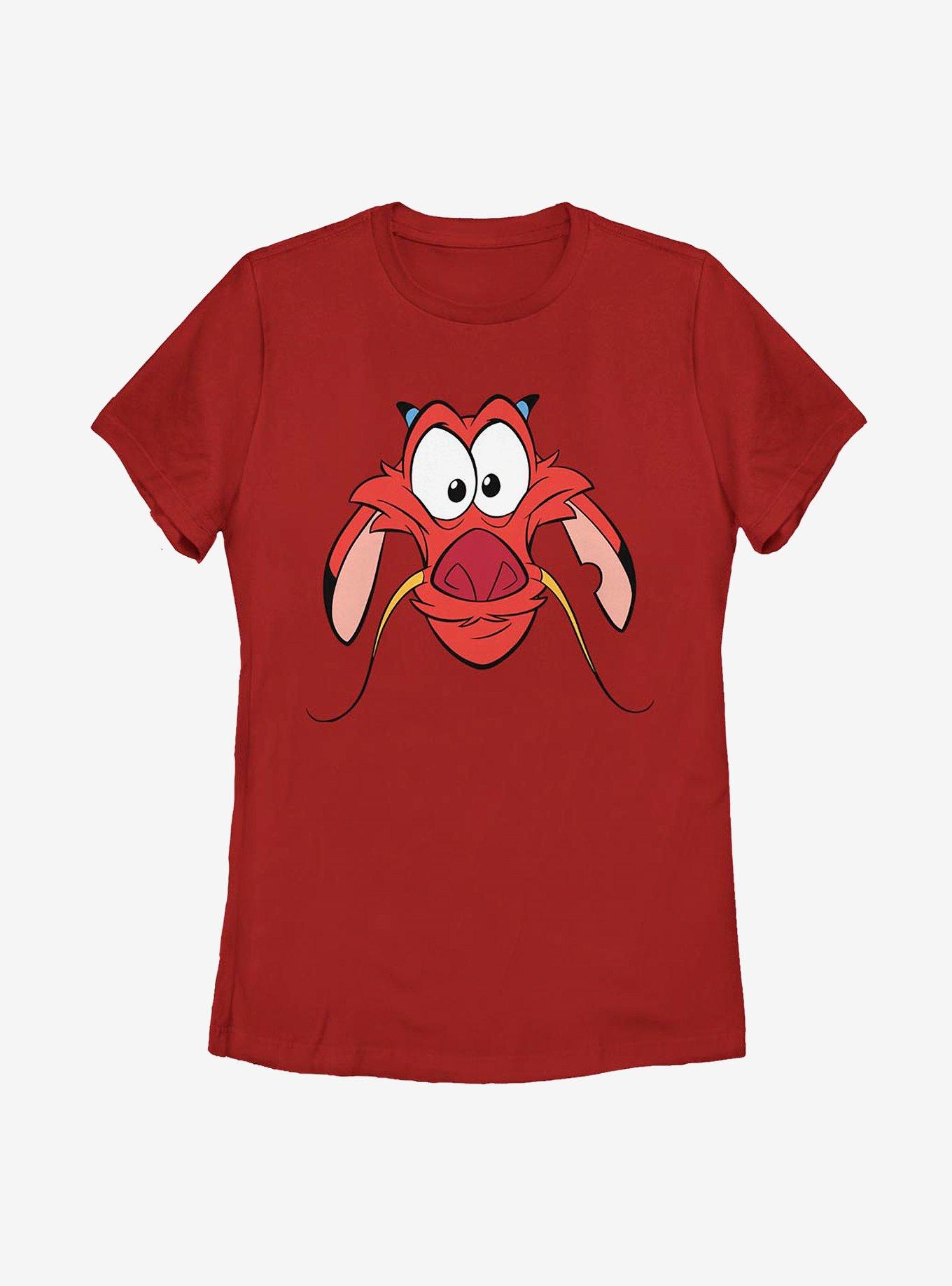 Disney Mulan Big Face Mushu Womens T-Shirt, , hi-res