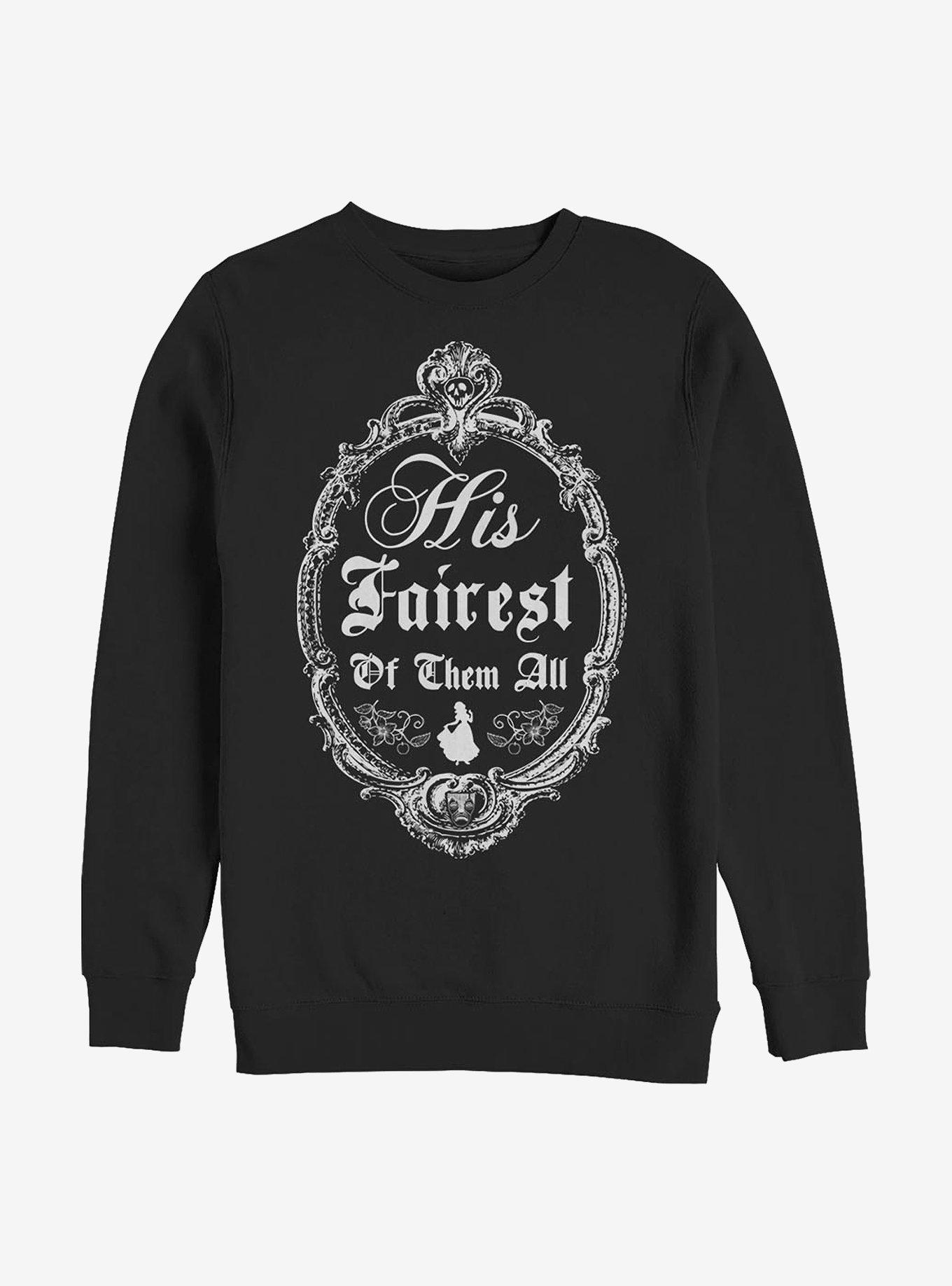 Disney Snow White And The Seven Dwarfs His Fairest Sweatshirt, BLACK, hi-res