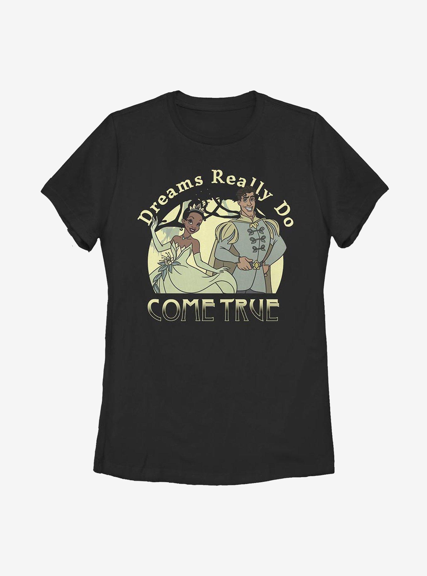 Disney The Princess And The Frog Dreams Do Come True Womens T-Shirt, , hi-res