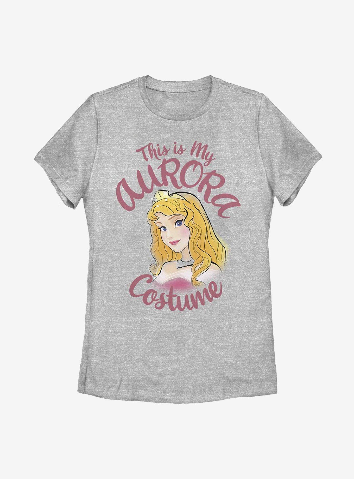 Disney Sleeping Beauty Aurora Costume Womens T-Shirt, ATH HTR, hi-res