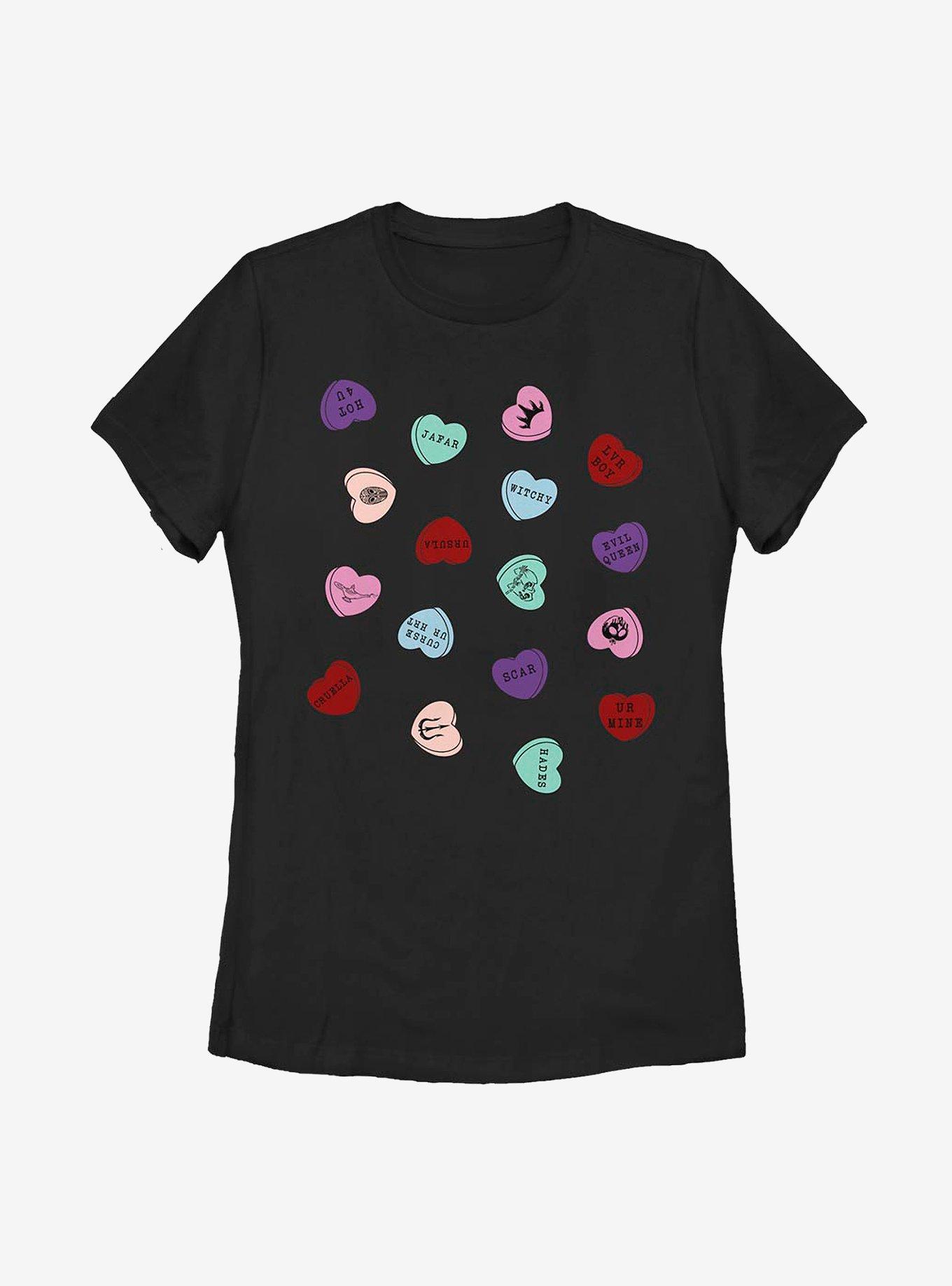 Disney Villains Evil Candy Womens T-Shirt, BLACK, hi-res