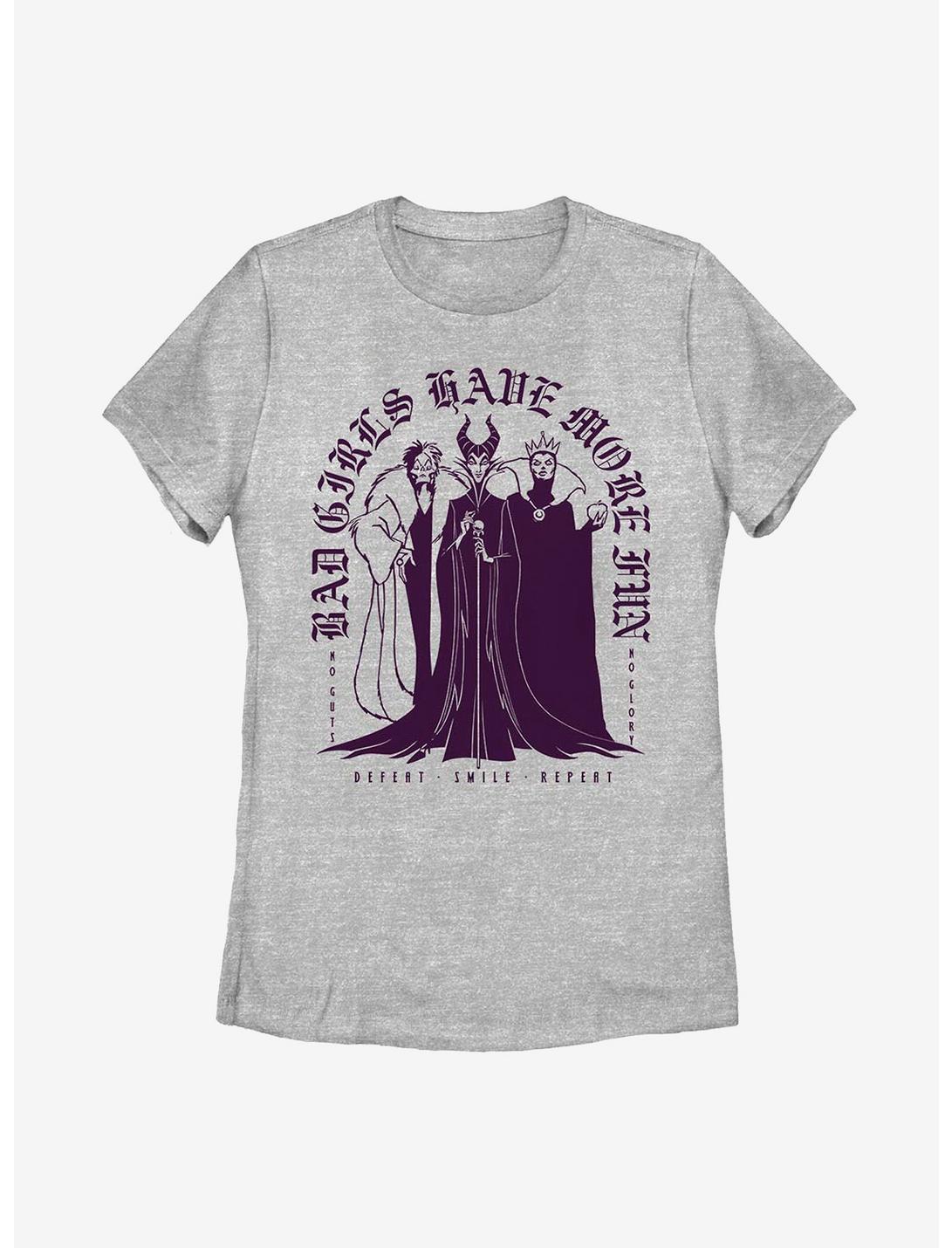 Disney Villains Bad Girls Arch Womens T-Shirt, ATH HTR, hi-res
