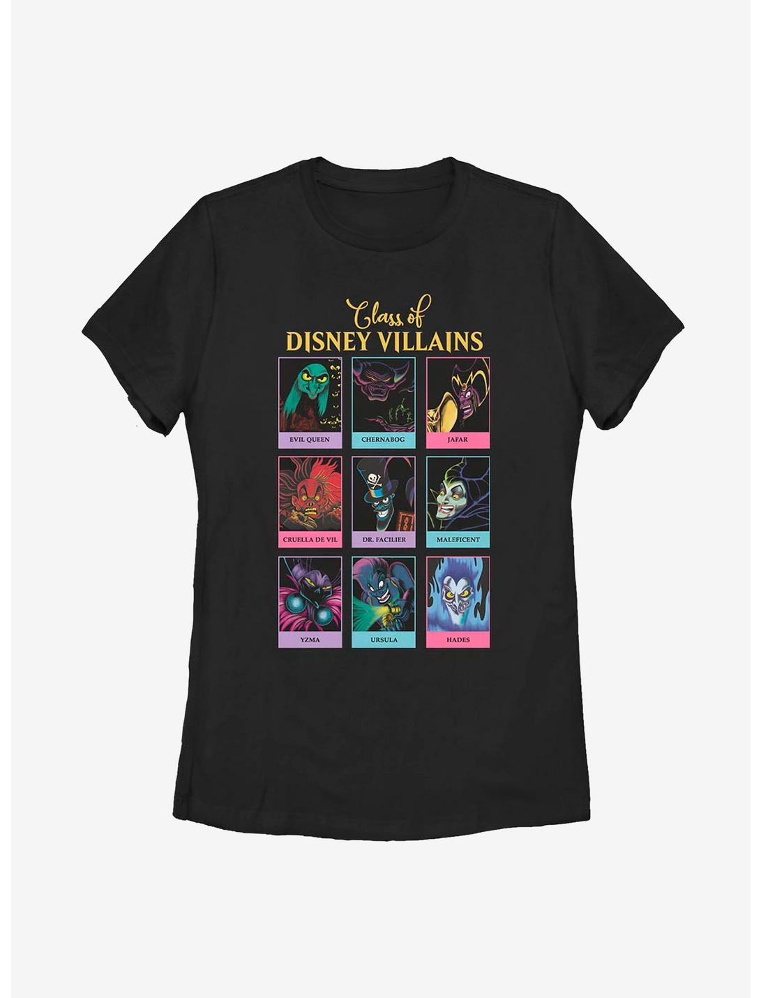 Plus Size Disney Villains Year Book Womens T-Shirt, BLACK, hi-res