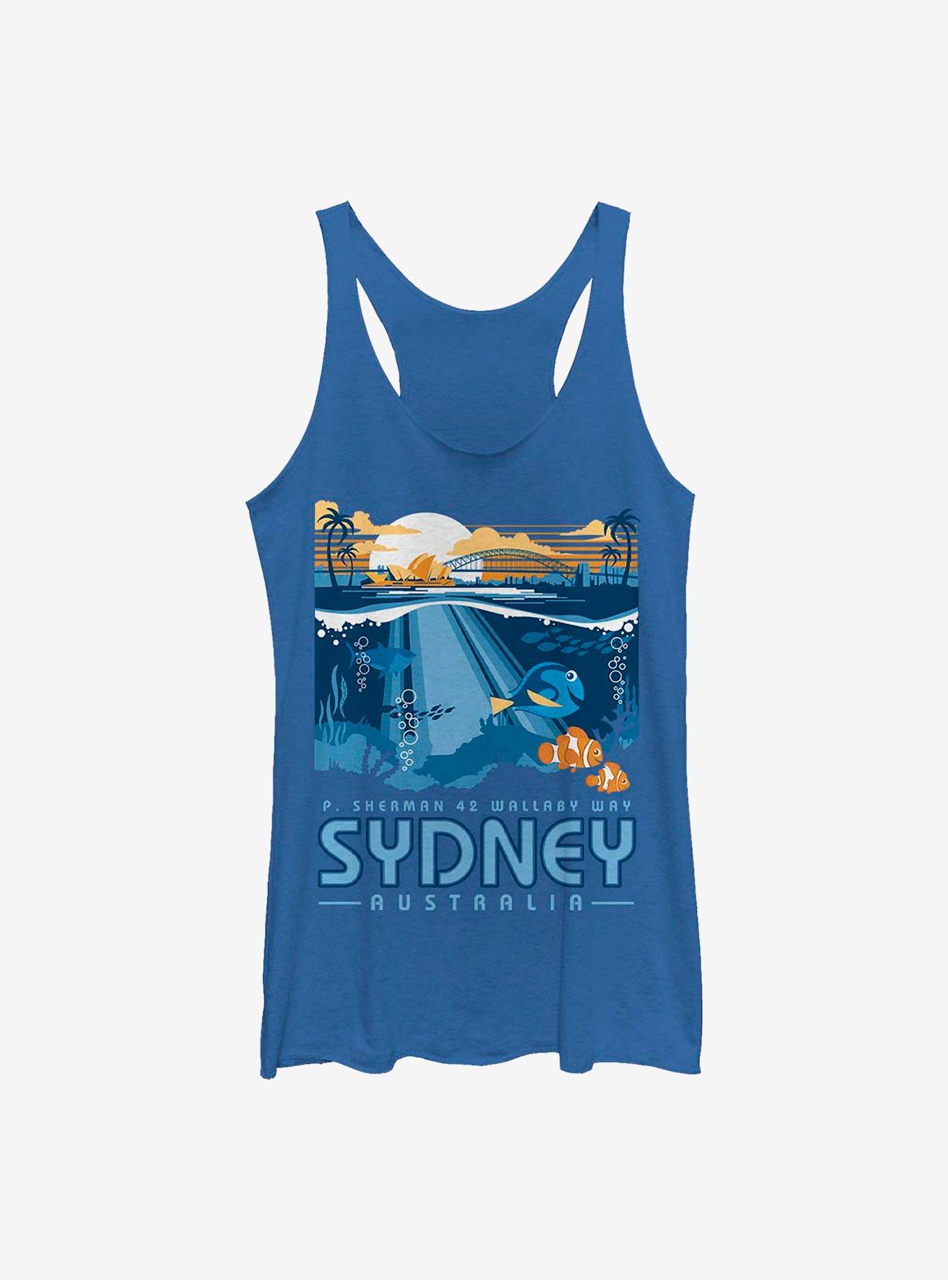 Disney Pixar Finding Nemo Wallaby Way Sydney Womens Tank Top, ROY HTR, hi-res