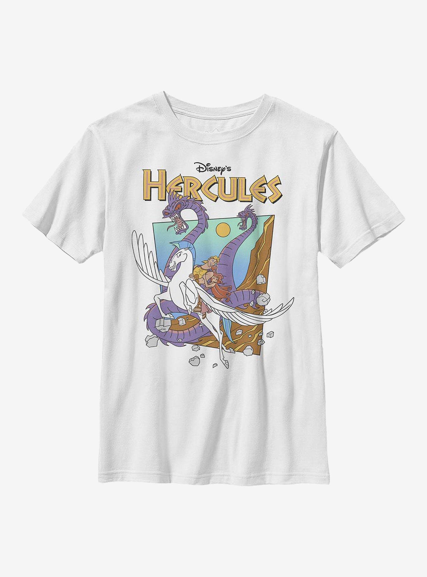 Disney Hercules Hydra Escape Youth T-Shirt, WHITE, hi-res