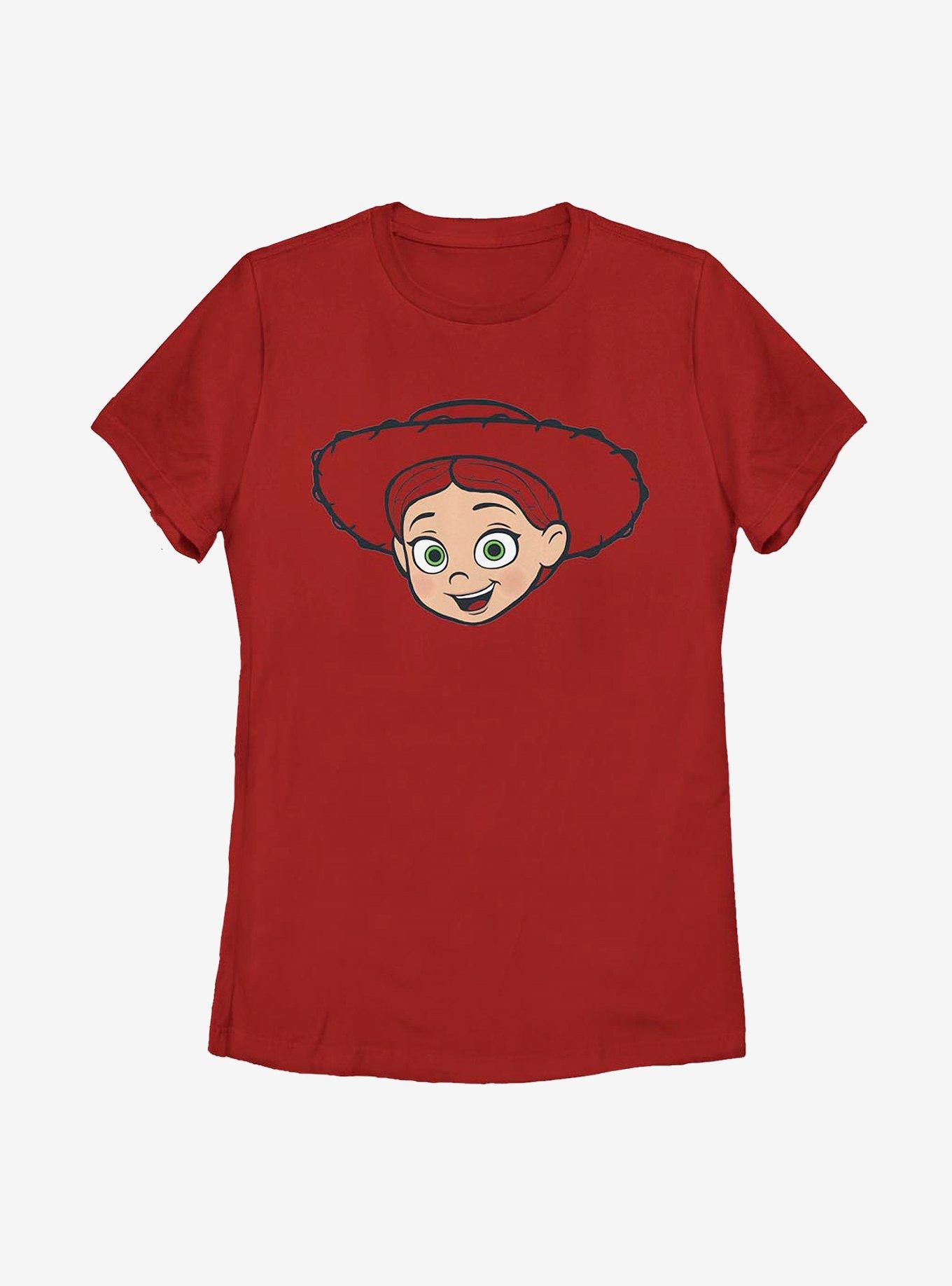 Disney Pixar Toy Story Big Face Jessie Womens T-Shirt, RED, hi-res