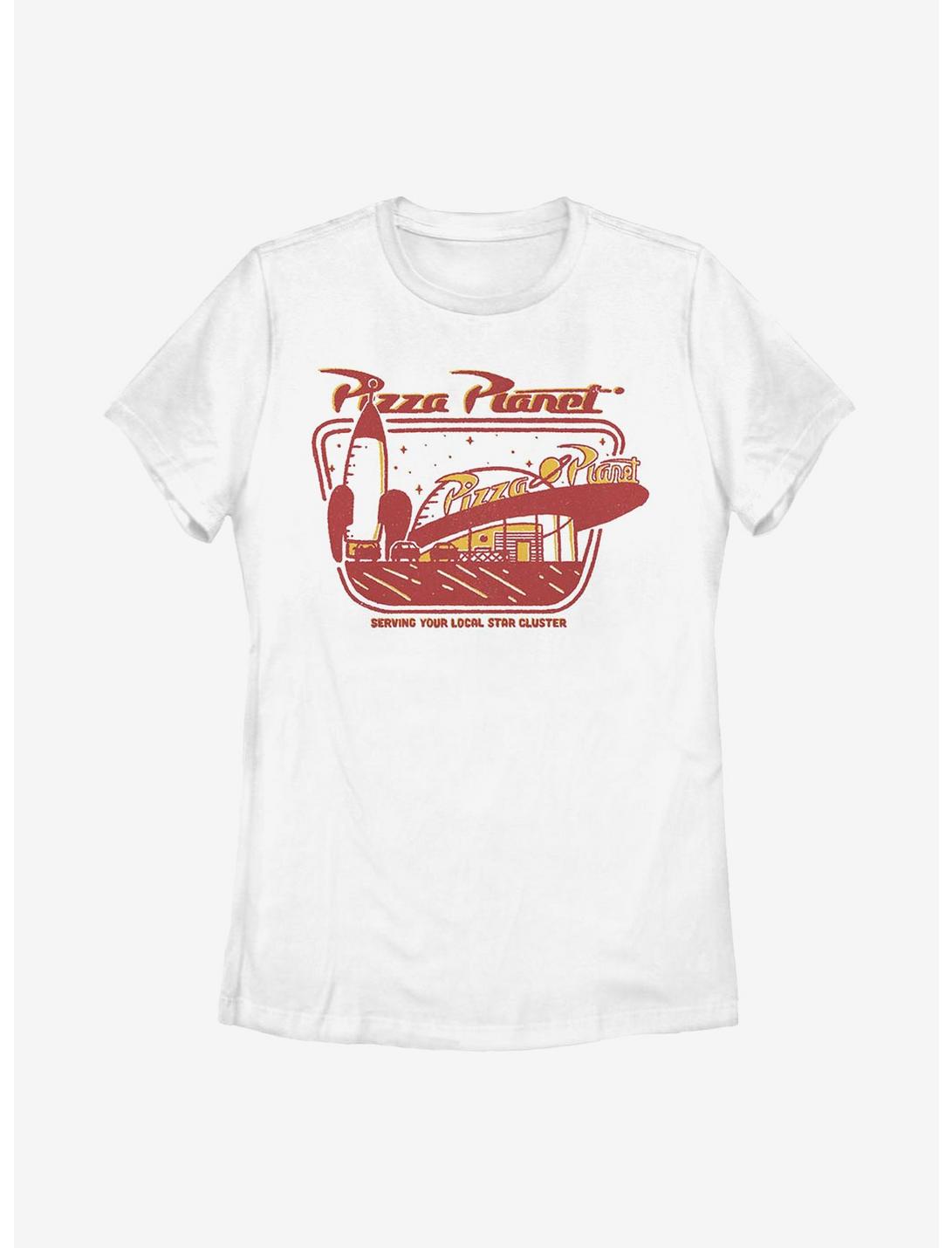 Disney Pixar Toy Story Pizza Planet Slice Womens T-Shirt, WHITE, hi-res
