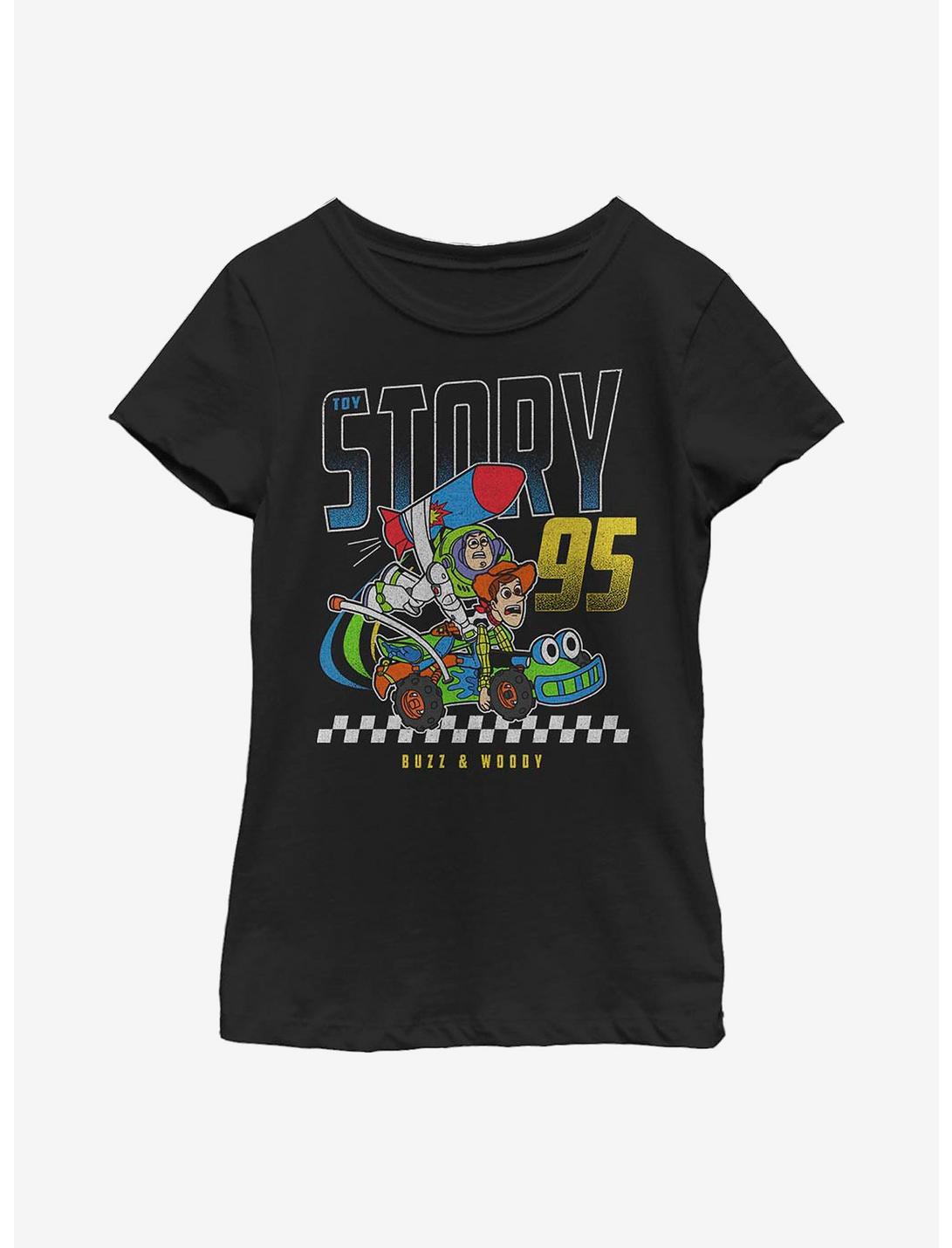 Disney Pixar Toy Story Fast RC Car Youth Girls T-Shirt, BLACK, hi-res