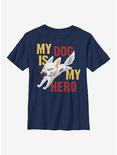 Disney Bolt Hero Dog Youth T-Shirt, NAVY, hi-res