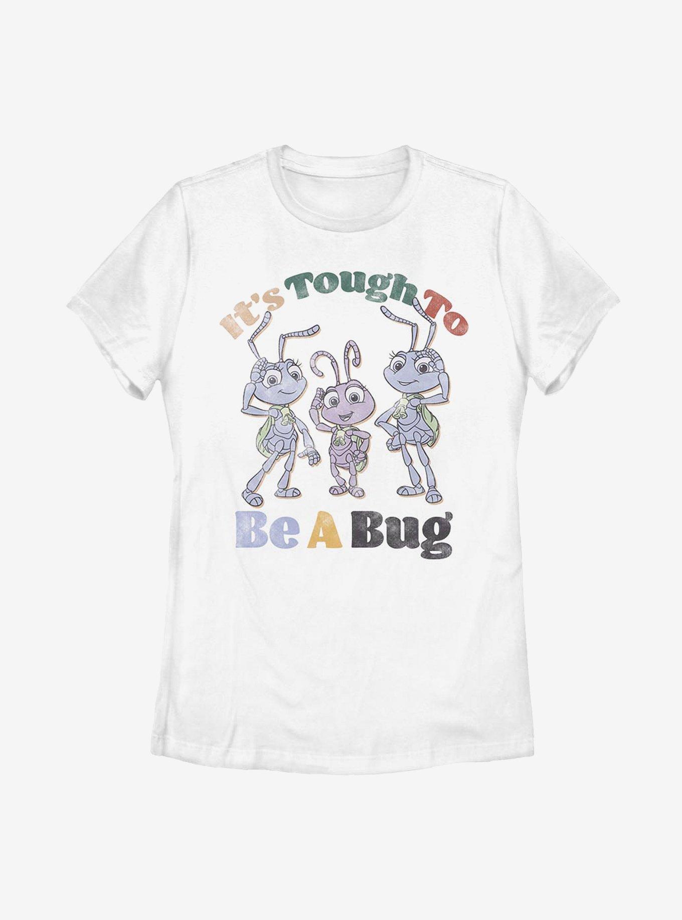 Disney Pixar A Bug's Life Big And Small Womens T-Shirt, WHITE, hi-res