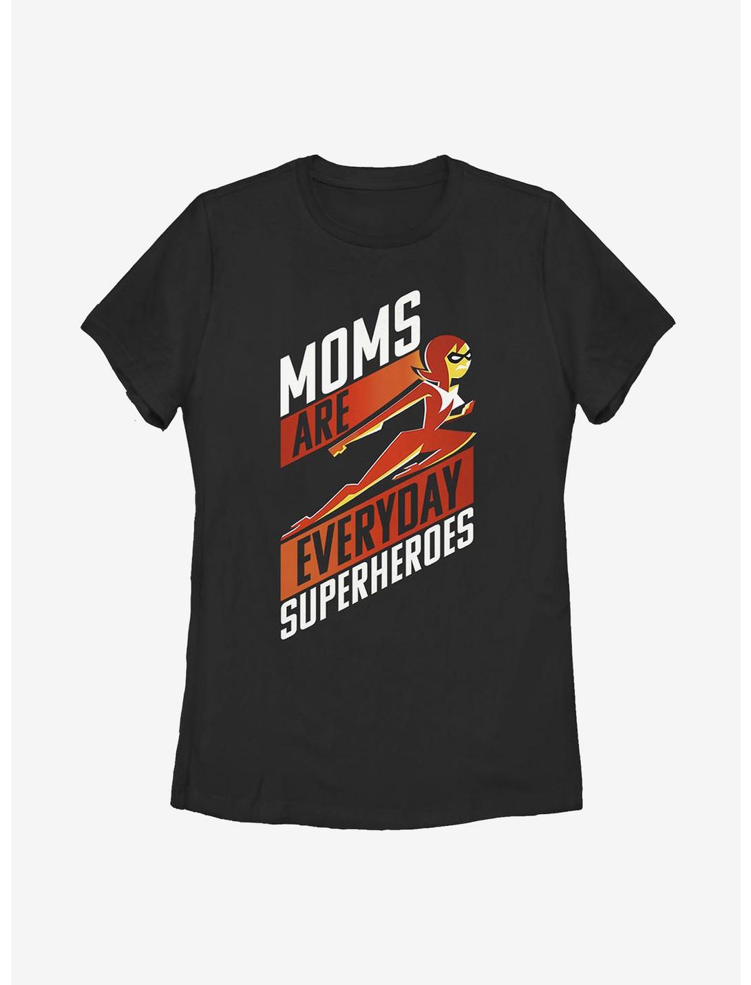 Disney Pixar The Incredibles Moms Are Super Womens T-Shirt, BLACK, hi-res