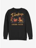 Disney The Lion King Hakuna Matata Sunrise Sweatshirt, BLACK, hi-res