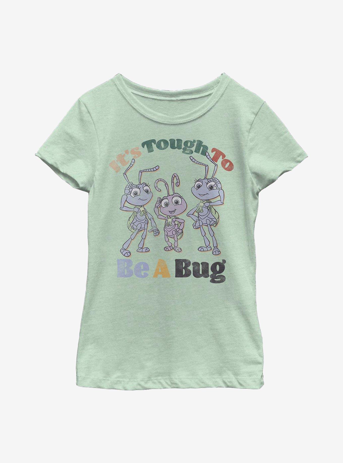 Disney Pixar A Bug's Life Big And Small Youth Girls T-Shirt, MINT, hi-res