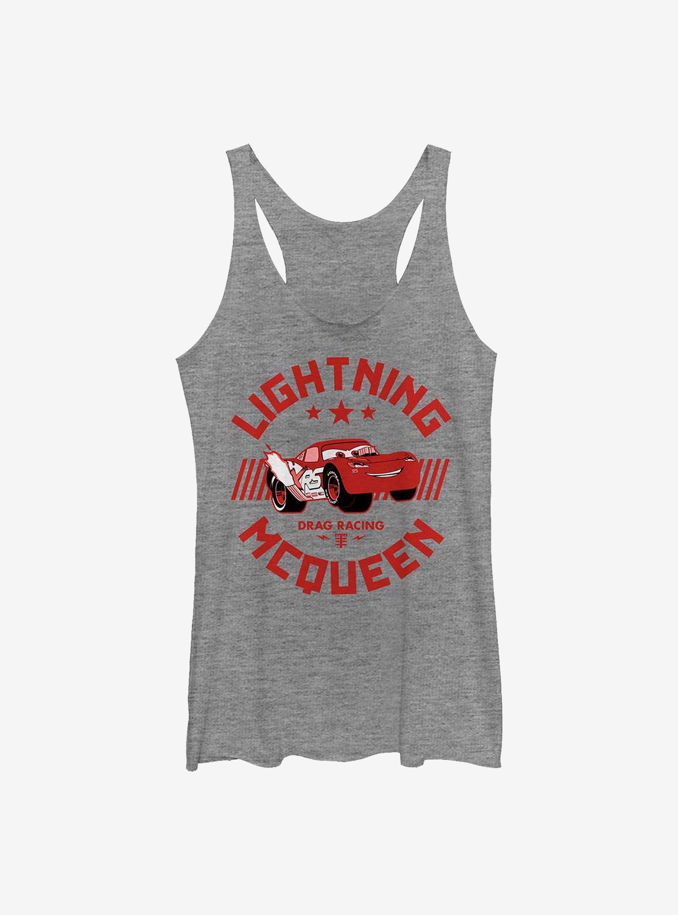 Disney Pixar Cars Round Racer Womens Tank Top, GRAY HTR, hi-res