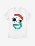 Disney Pixar Toy Story 4 Big Face Smiling Forky Womens T-Shirt, WHITE, hi-res
