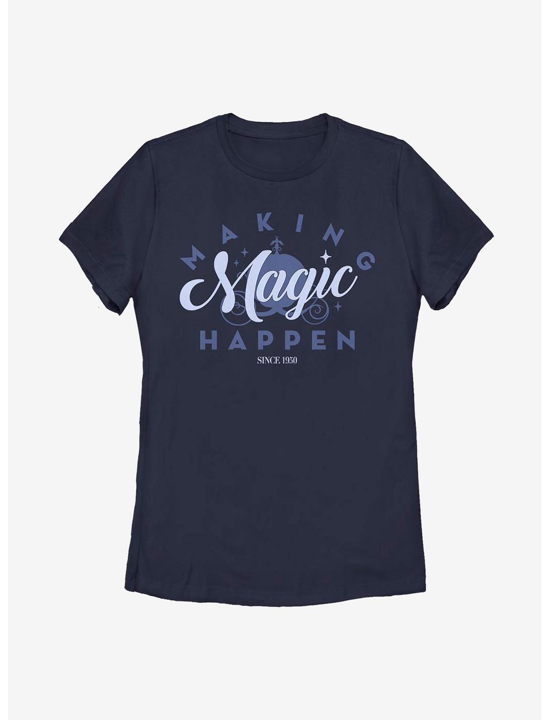 Disney Cinderella Magic Since 1950 Womens T-Shirt, NAVY, hi-res