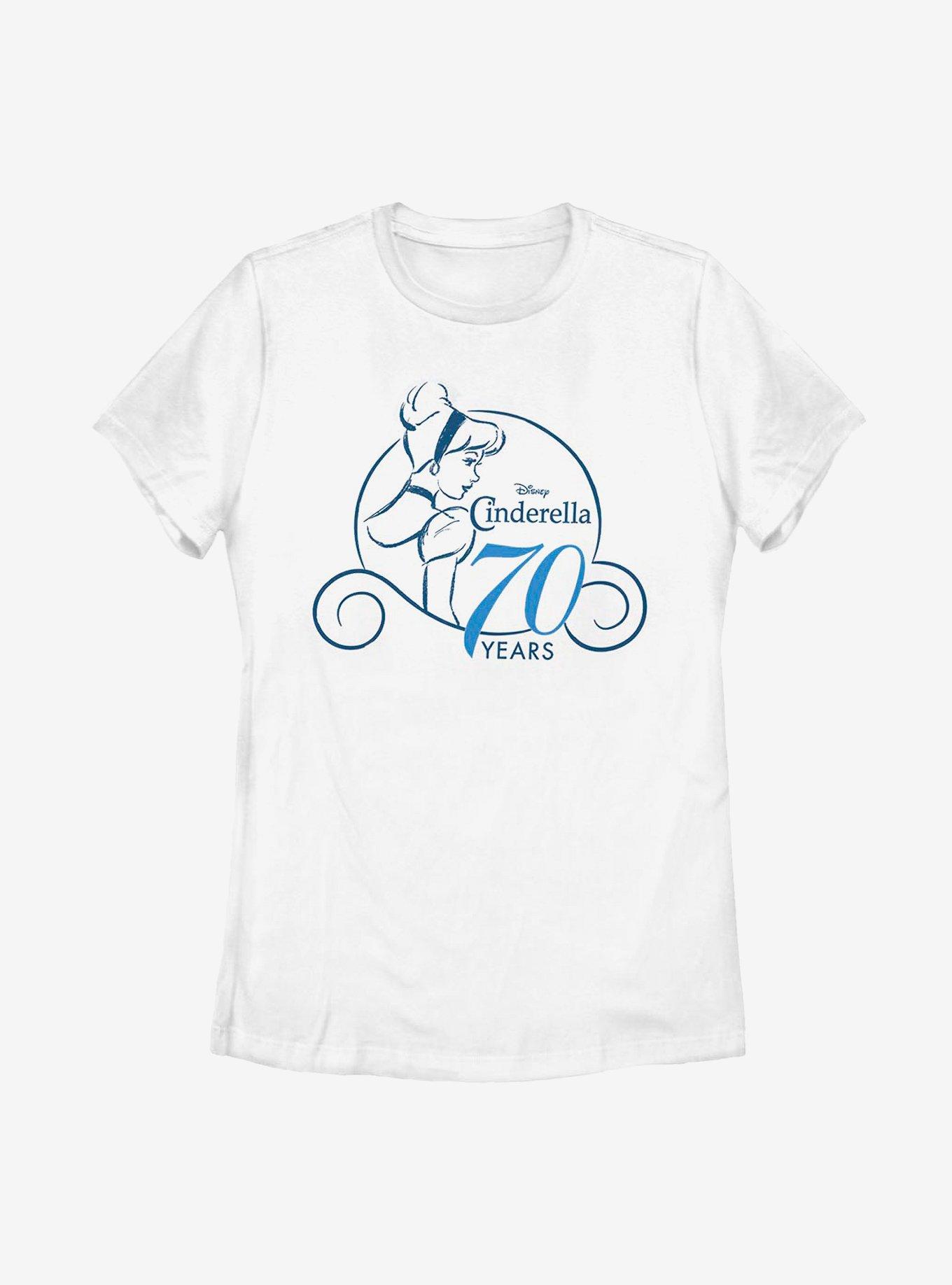 Disney Cinderella Simple Anniversary Womens T-Shirt, , hi-res