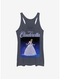 Plus Size Disney Cinderella Square Cindy Womens Tank Top, NAVY HTR, hi-res