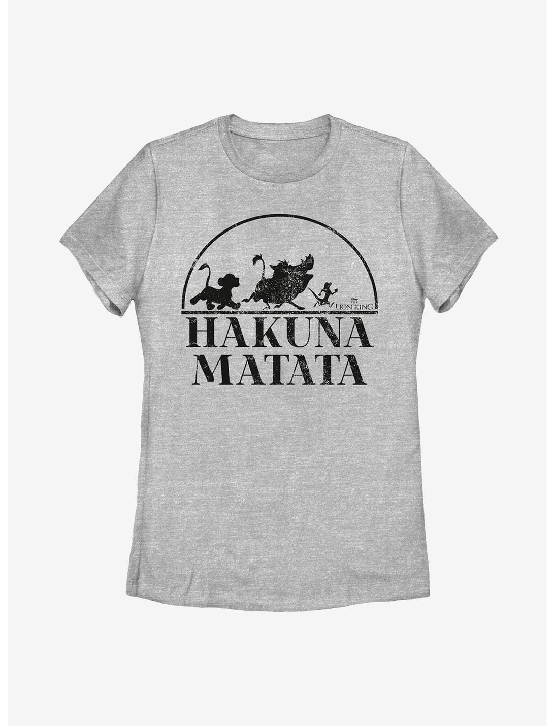 Plus Size Disney The Lion King Hakuna Matata Log Walk Womens T-Shirt, ATH HTR, hi-res