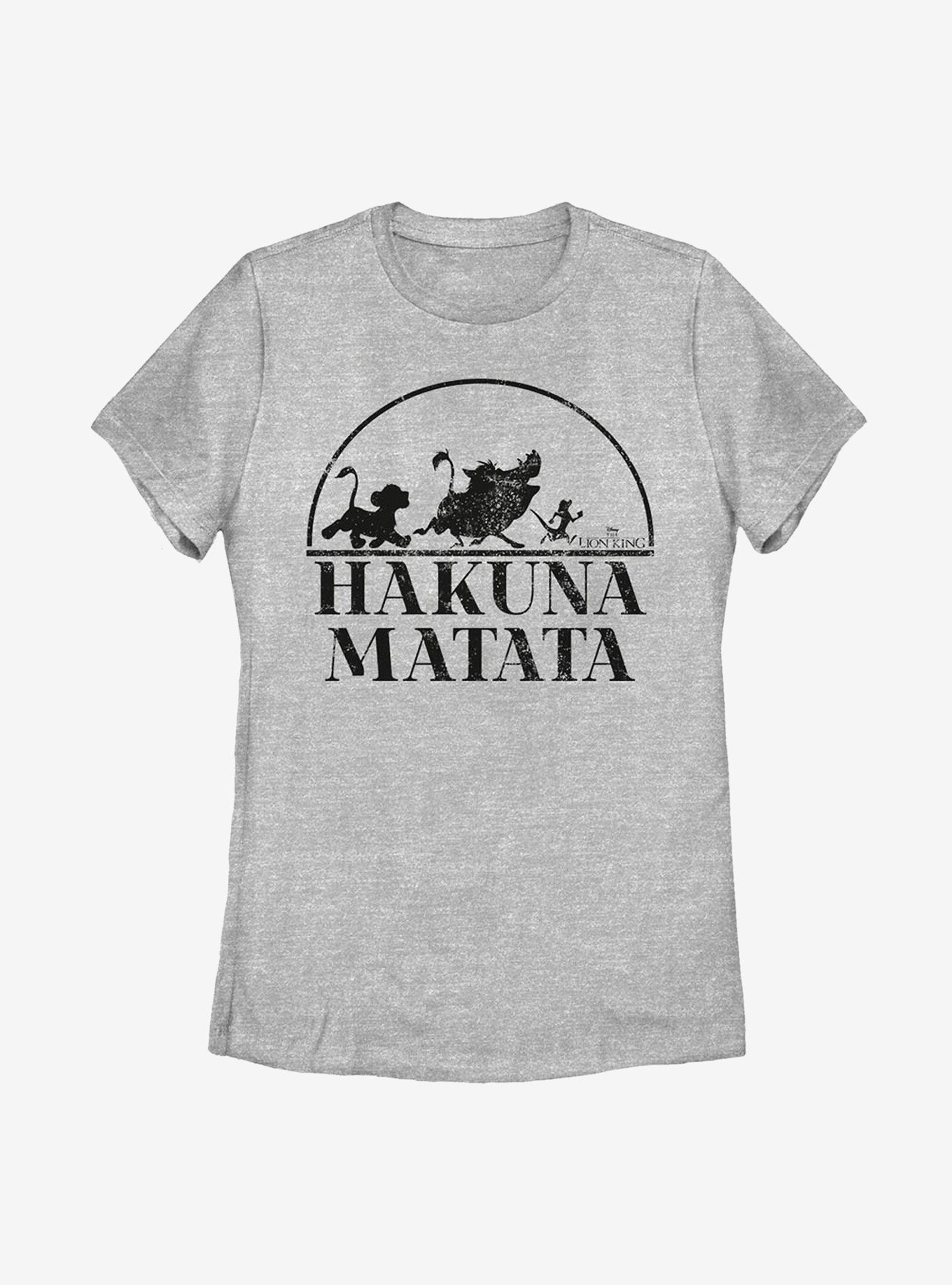 Disney The Lion King Hakuna Matata Log Walk Womens T-Shirt, ATH HTR, hi-res