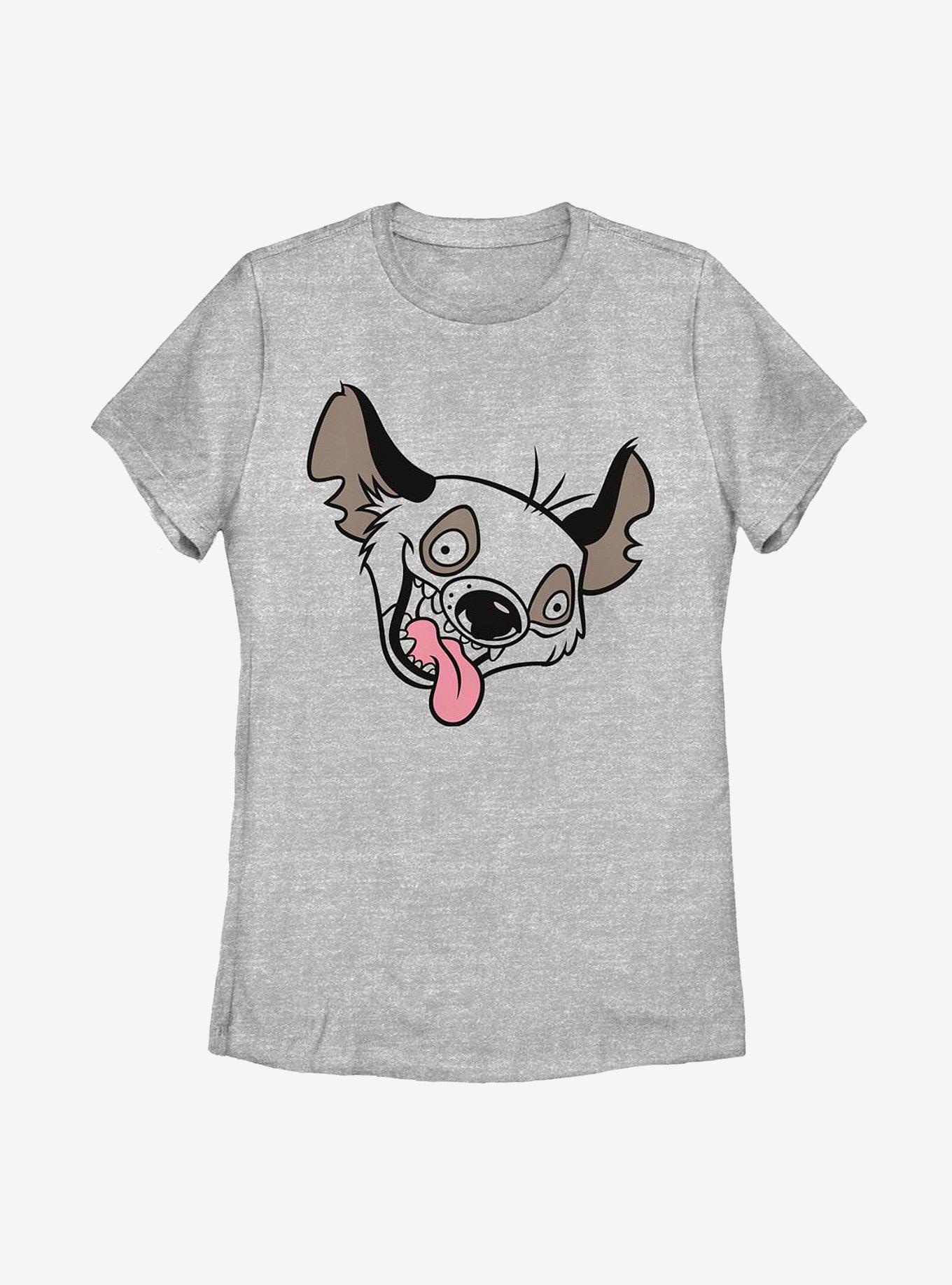 Disney The Lion King Hyena Big Face Womens T-Shirt, ATH HTR, hi-res