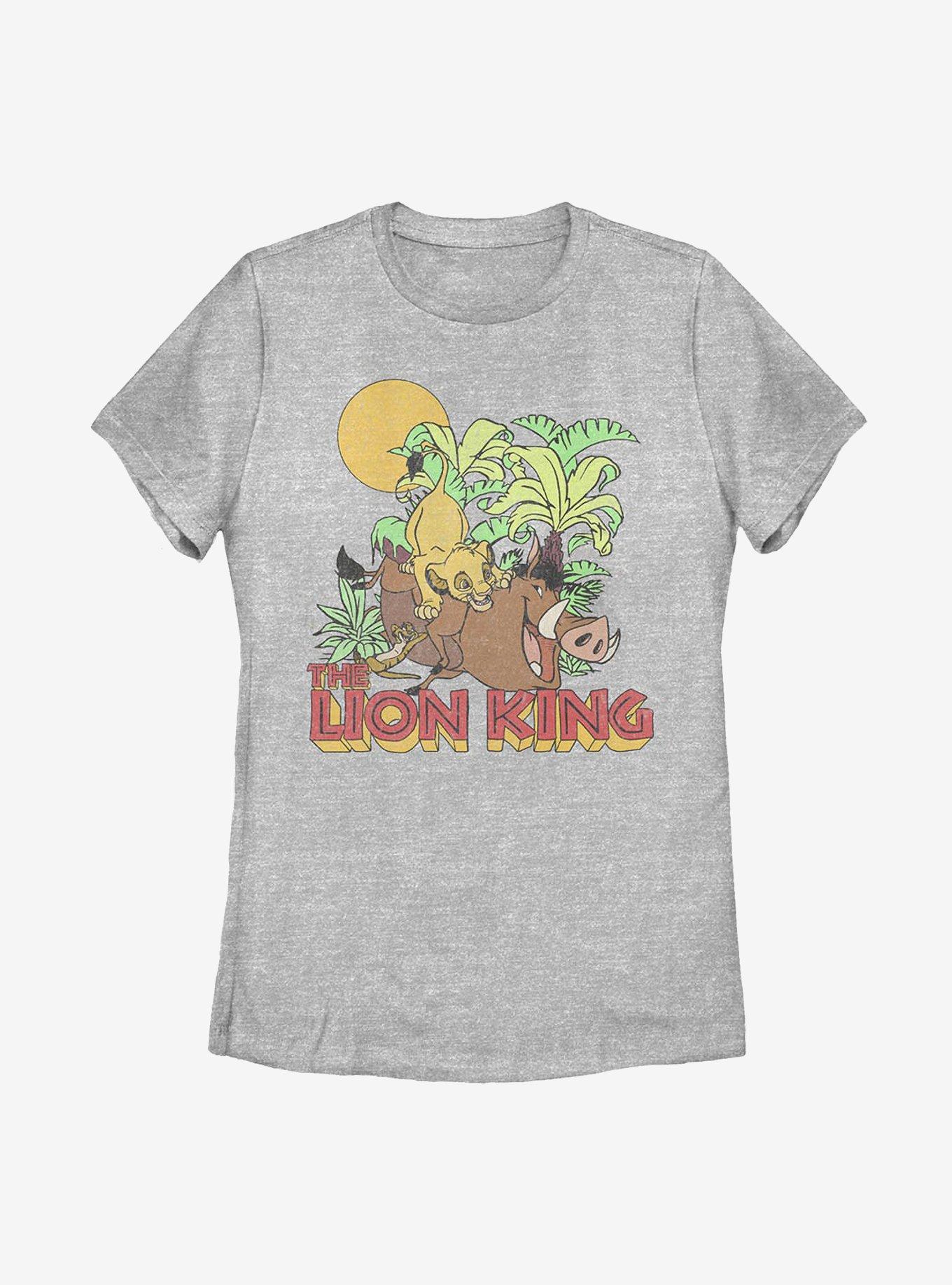 Disney The Lion King Jungle Play Womens T-Shirt, ATH HTR, hi-res