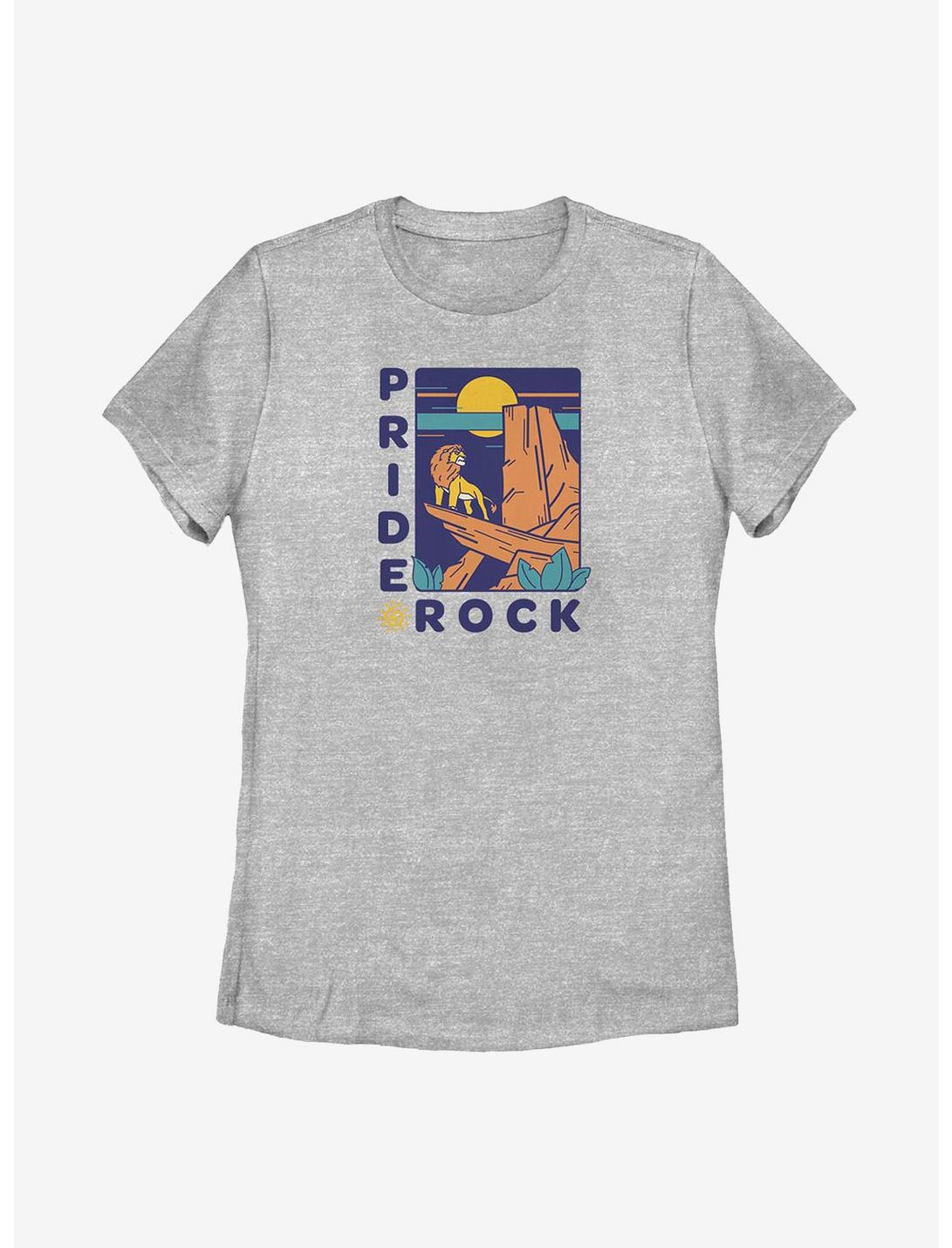 Plus Size Disney The Lion King Pride Rock Badge Womens T-Shirt, ATH HTR, hi-res