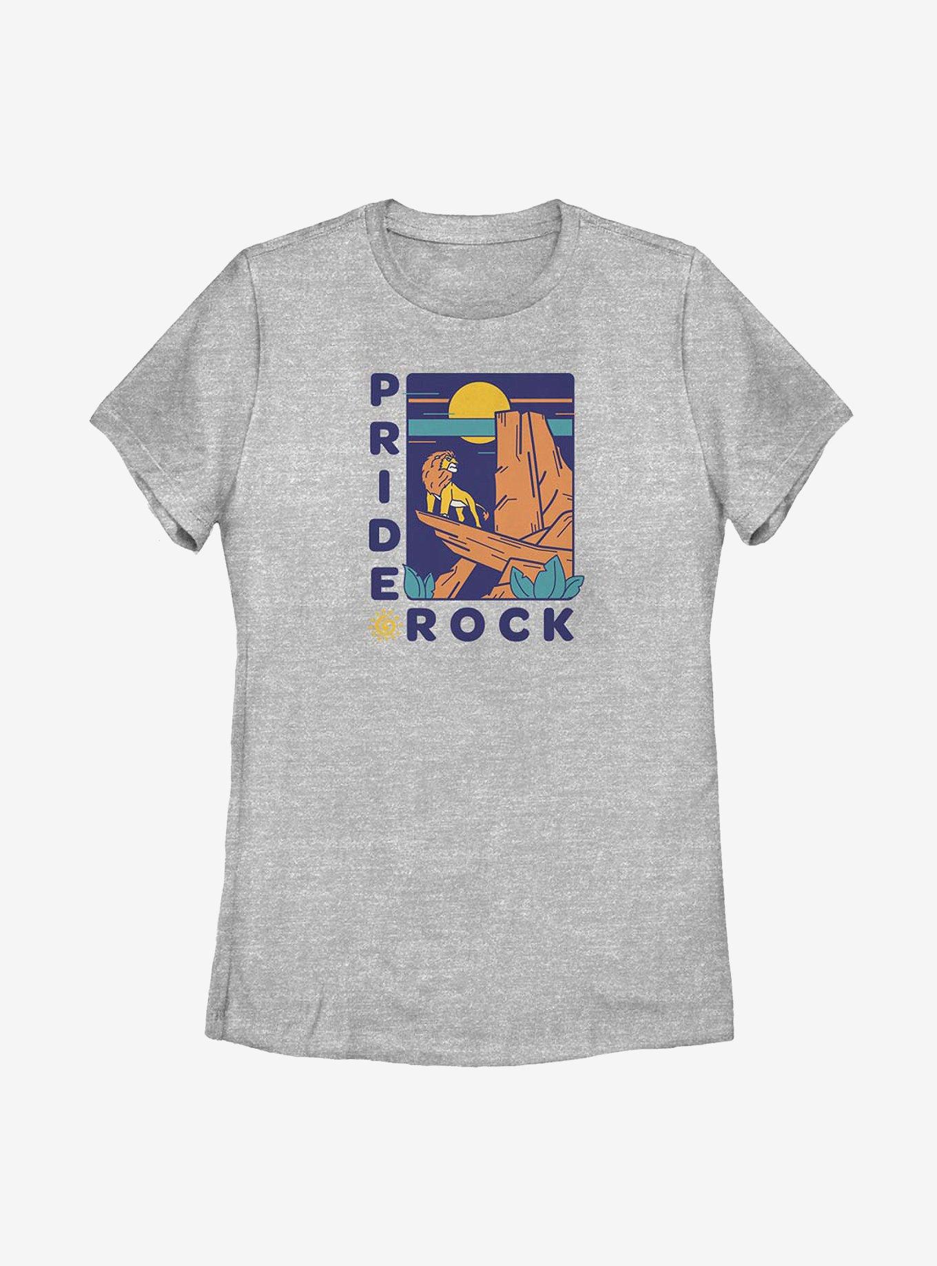 Disney The Lion King Pride Rock Badge Womens T-Shirt, ATH HTR, hi-res
