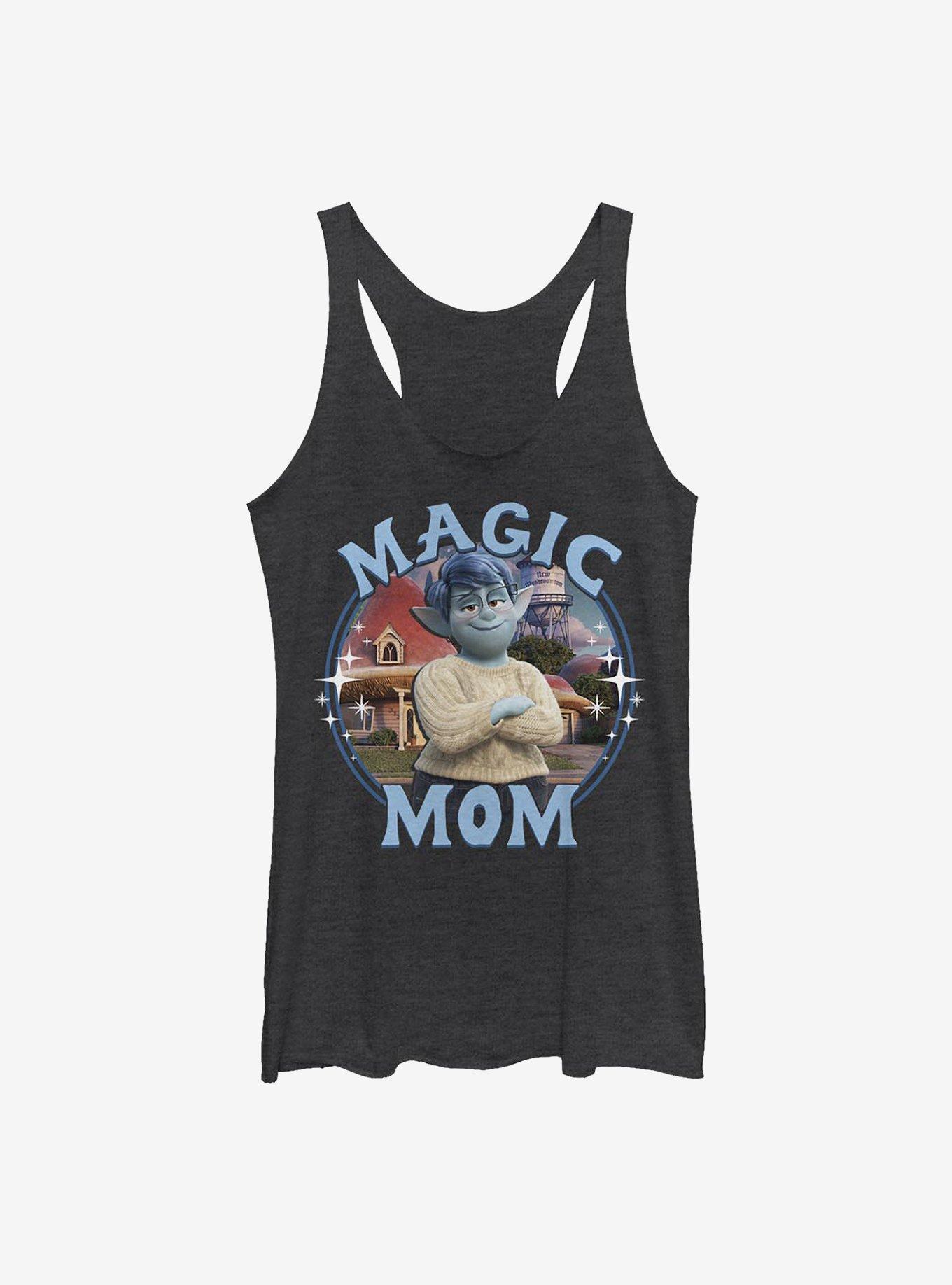 Disney Pixar Onward Magic Mom Womens Tank Top, BLK HTR, hi-res