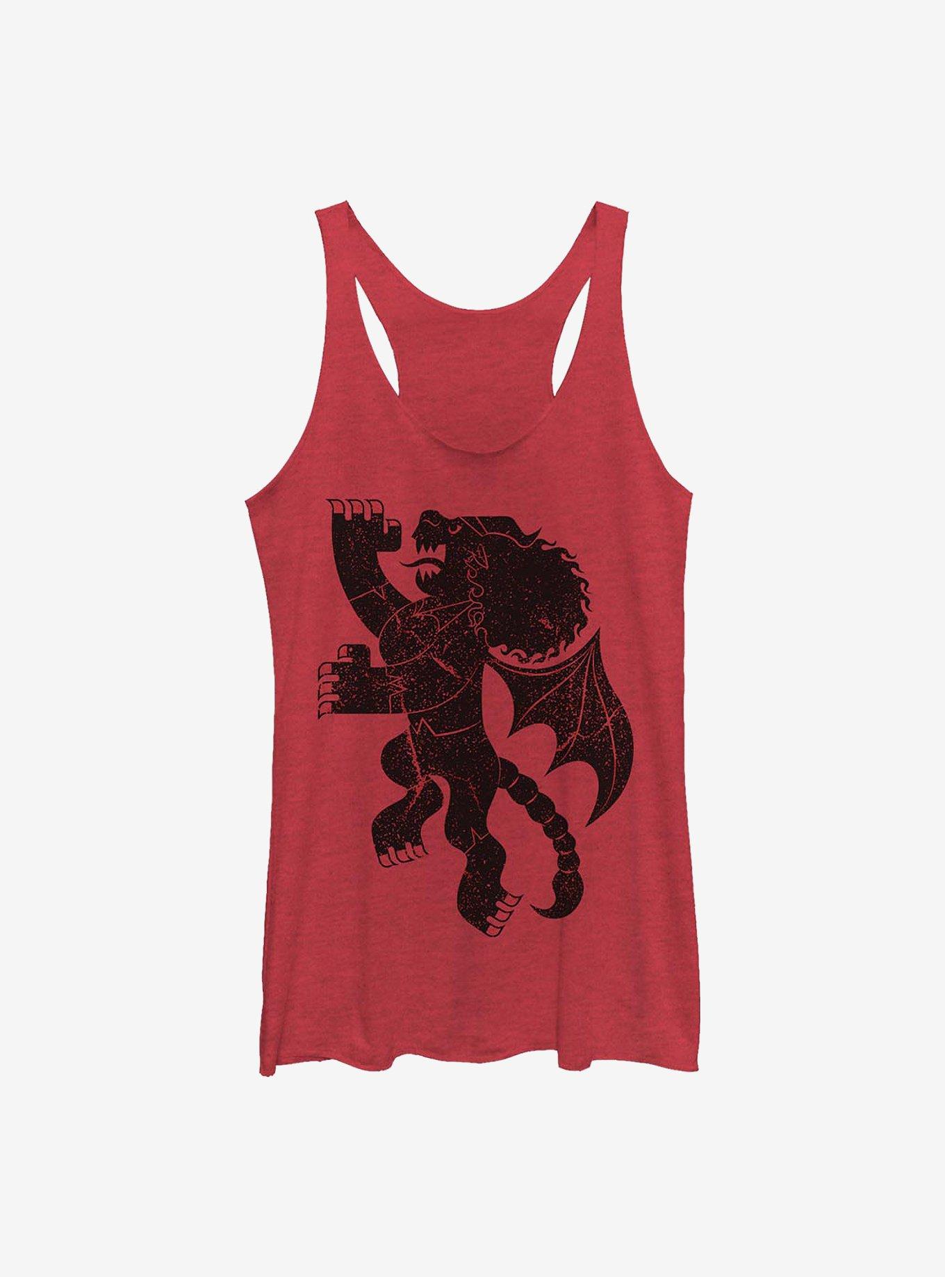 Disney Pixar Onward Manticore Tavern Womens Tank Top, RED HTR, hi-res