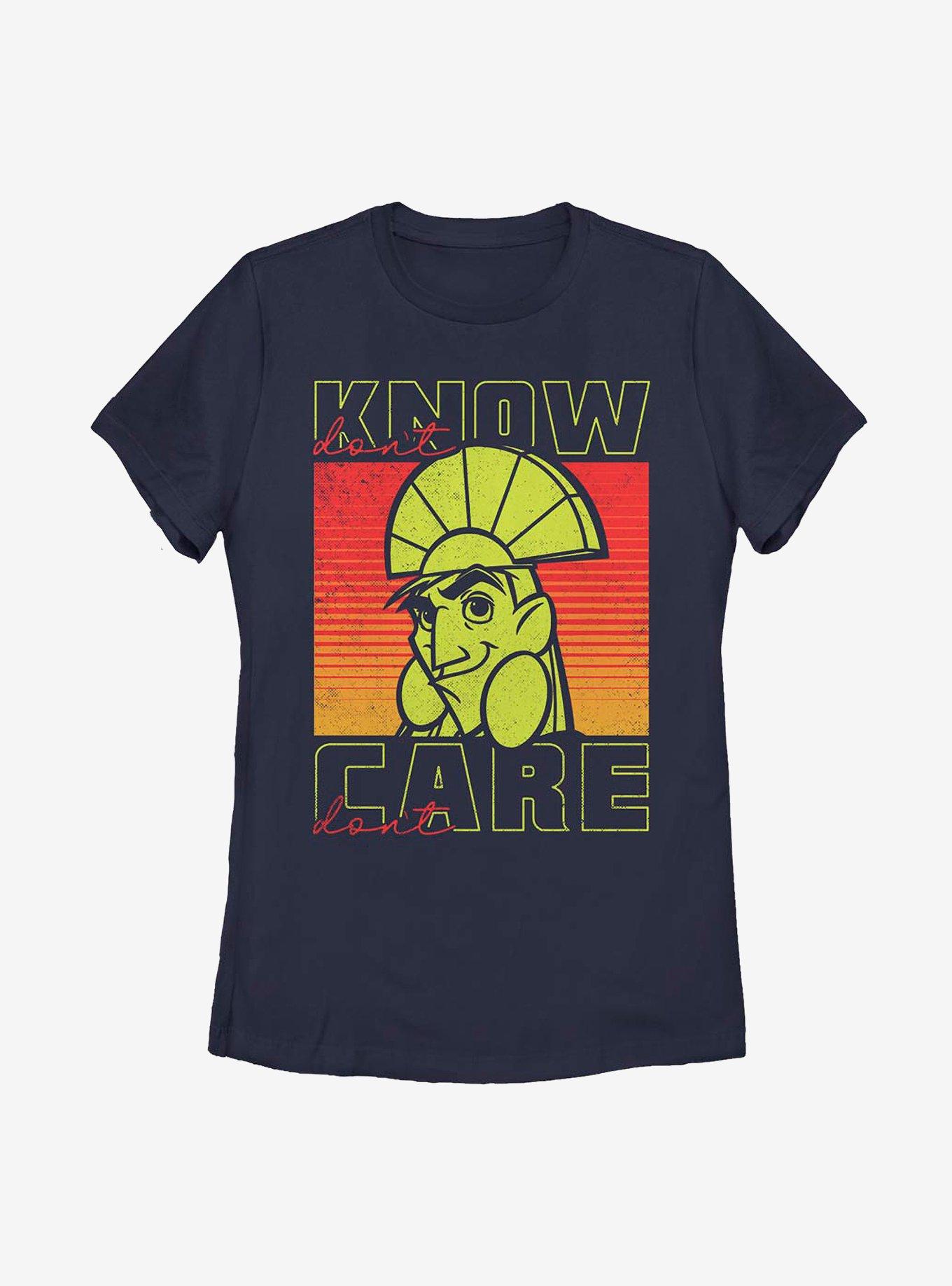 Disney The Emperor's New Groove Don't Know Don't Care Kuzco Womens T-Shirt, , hi-res