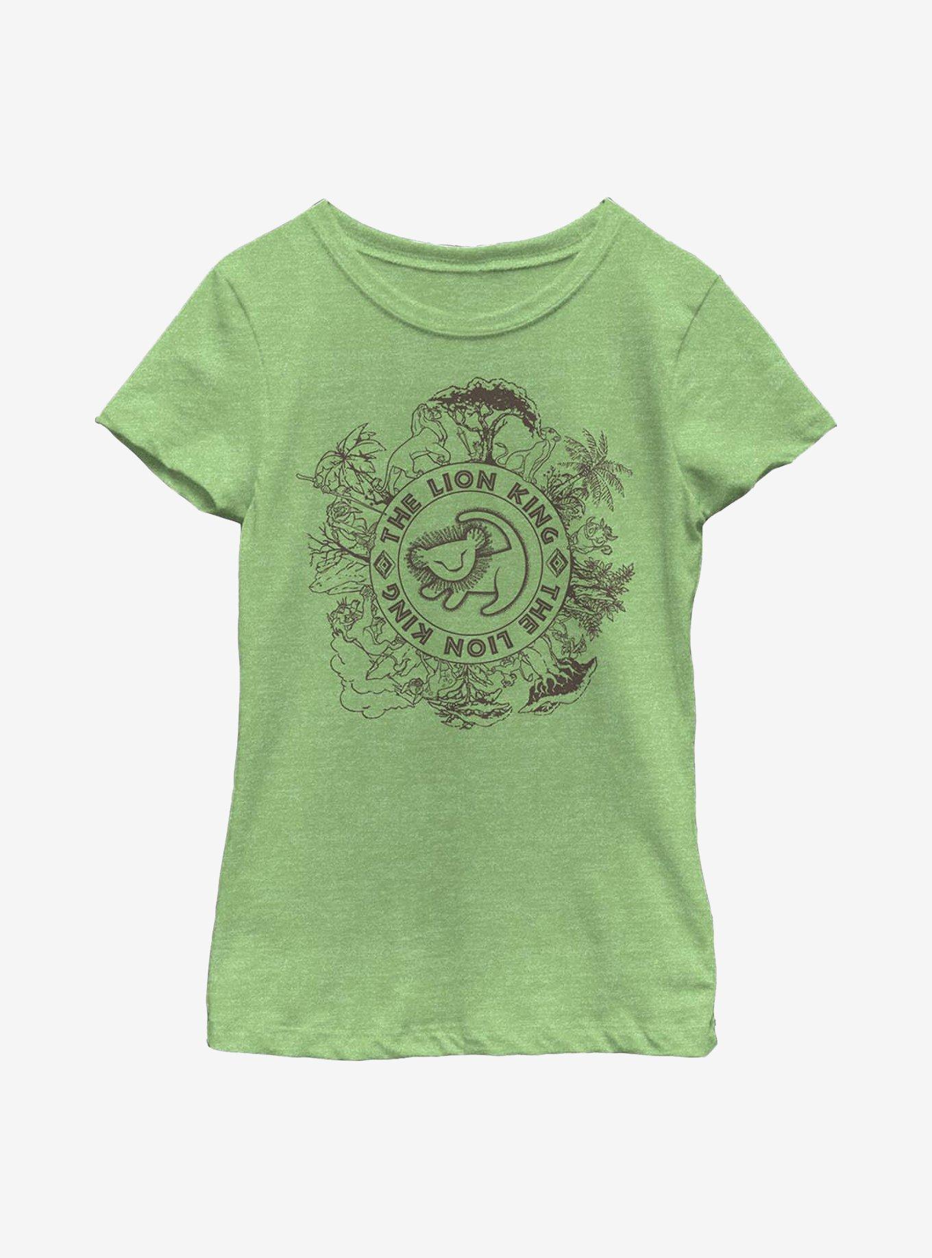 Disney The Lion King Circle Of Life Youth Girls T-Shirt, GRN APPLE, hi-res