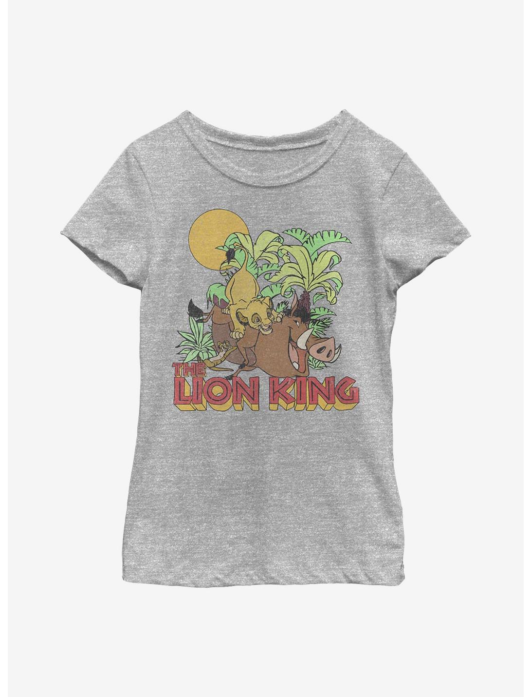 Disney The Lion King Jungle Play Youth Girls T-Shirt, ATH HTR, hi-res