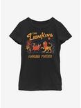 Disney The Lion King Hakuna Matata Sunrise Youth Girls T-Shirt, BLACK, hi-res