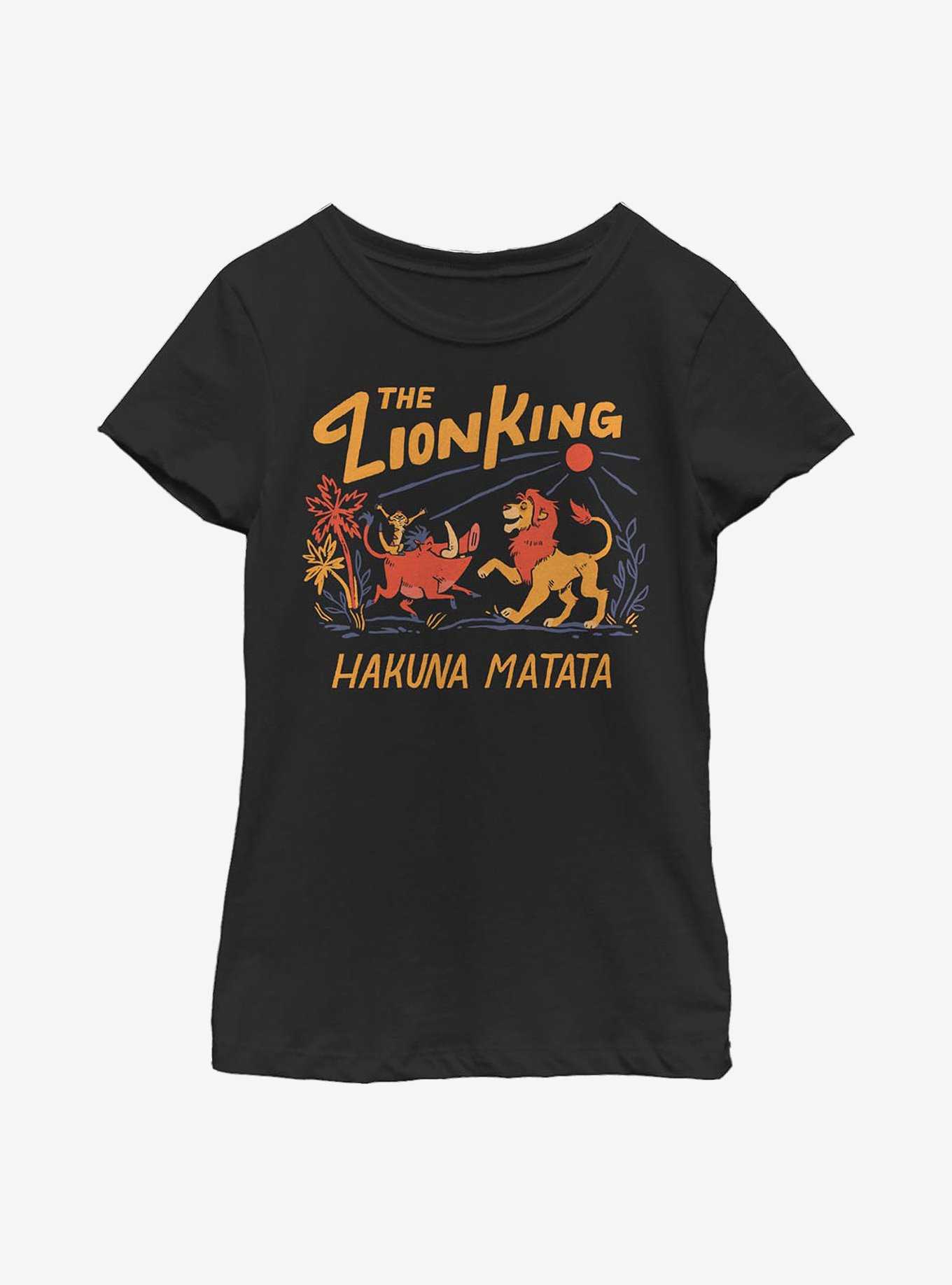 Disney The Lion King Hakuna Matata Sunrise Youth Girls T-Shirt, , hi-res