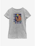 Disney The Lion King Pride Rock Badge Youth Girls T-Shirt, ATH HTR, hi-res