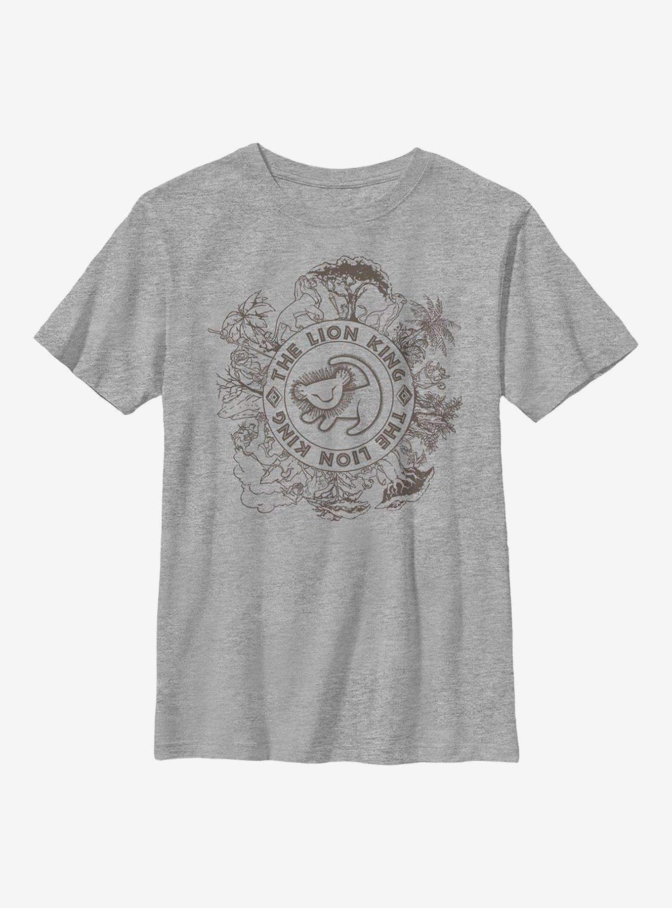 Disney The Lion King Circle Of Life Youth T-Shirt, ATH HTR, hi-res