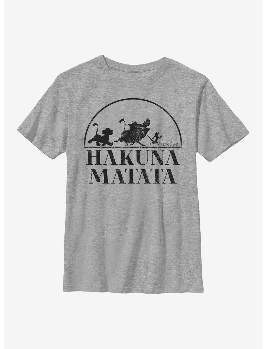 Disney The Lion King Hakuna Matata Log Walk Youth T-Shirt, ATH HTR, hi-res
