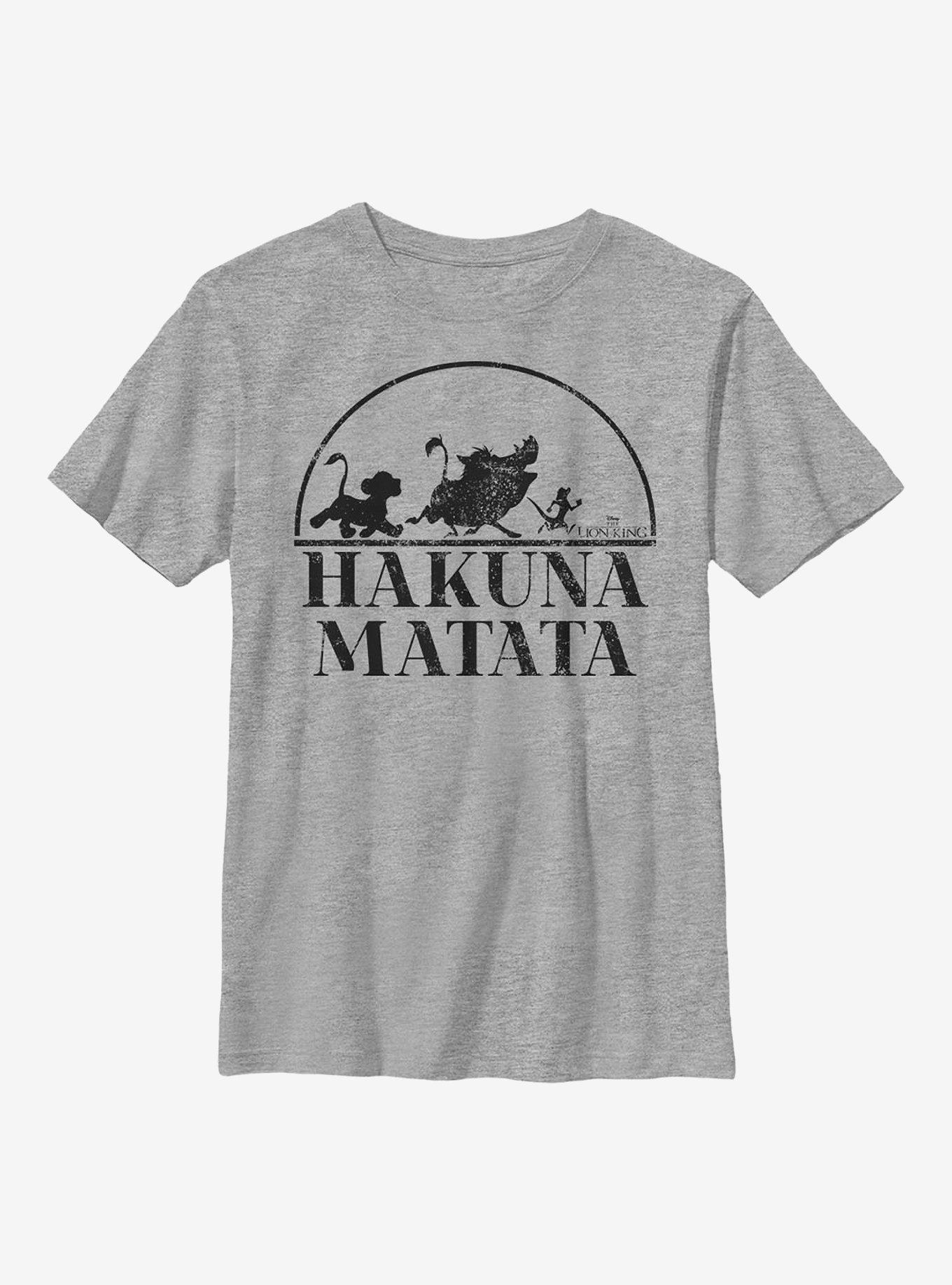 Disney The Lion King Hakuna Matata Log Walk Youth T-Shirt, ATH HTR, hi-res
