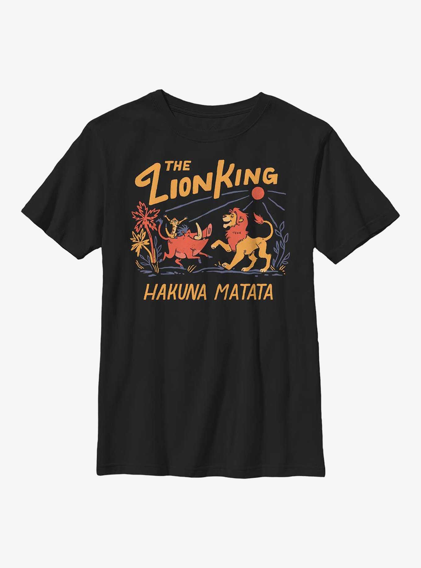 Disney The Lion King Hakuna Matata Sunrise Youth T-Shirt, , hi-res