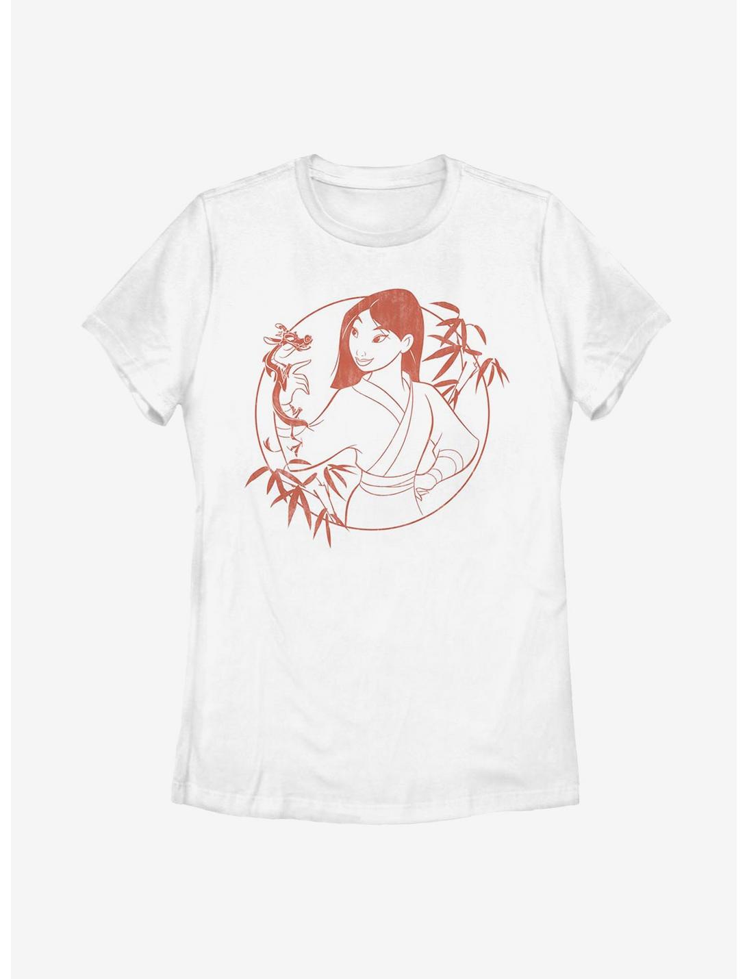 Plus Size Disney Mulan Bamboo Womens T-Shirt, WHITE, hi-res